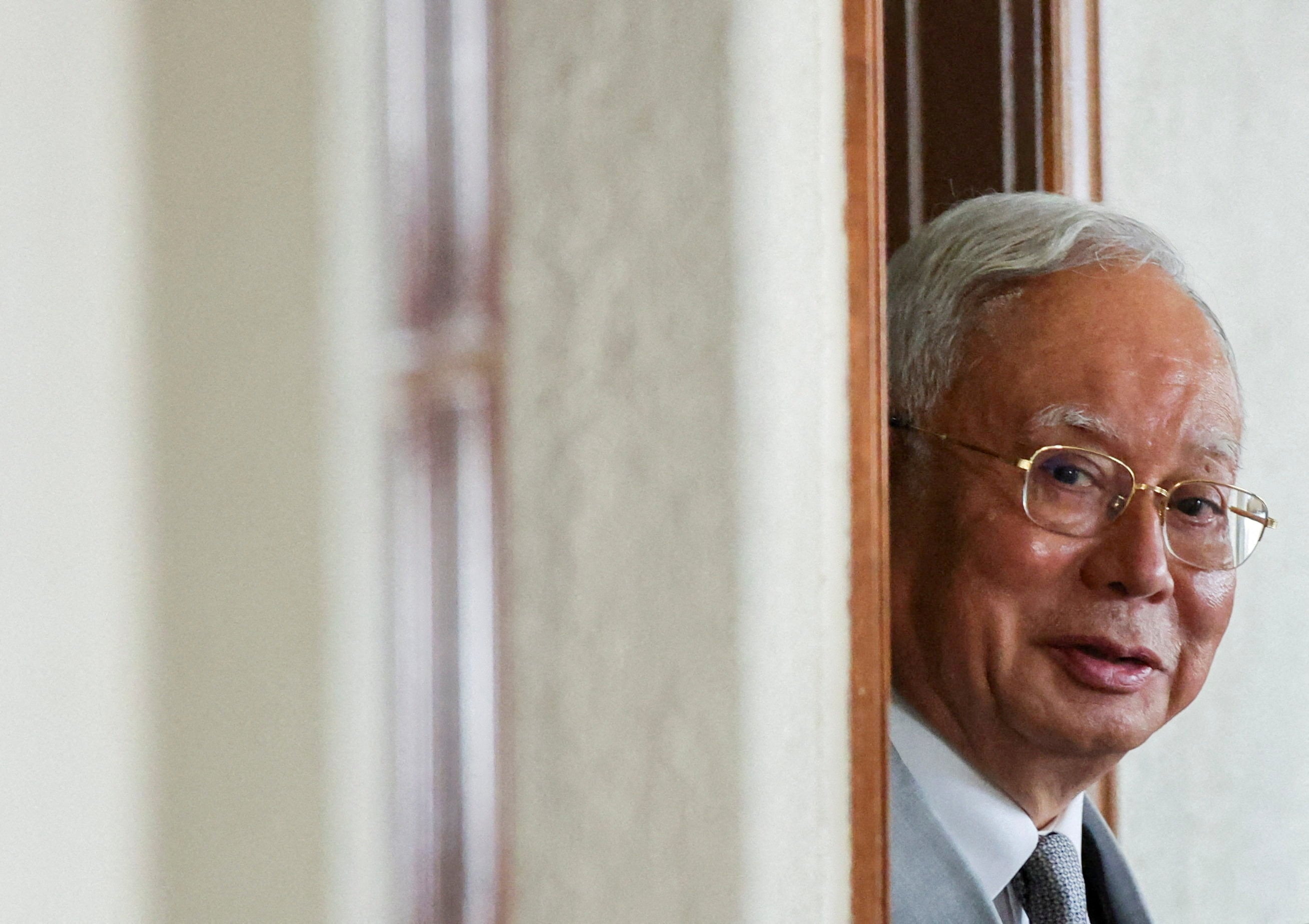 Malaysia’s former prime minister Najib Razak attends the verdict of his house arrest bid at Kuala Lumpur Courts Complex on December 22, 2025. Photo: Reuters
