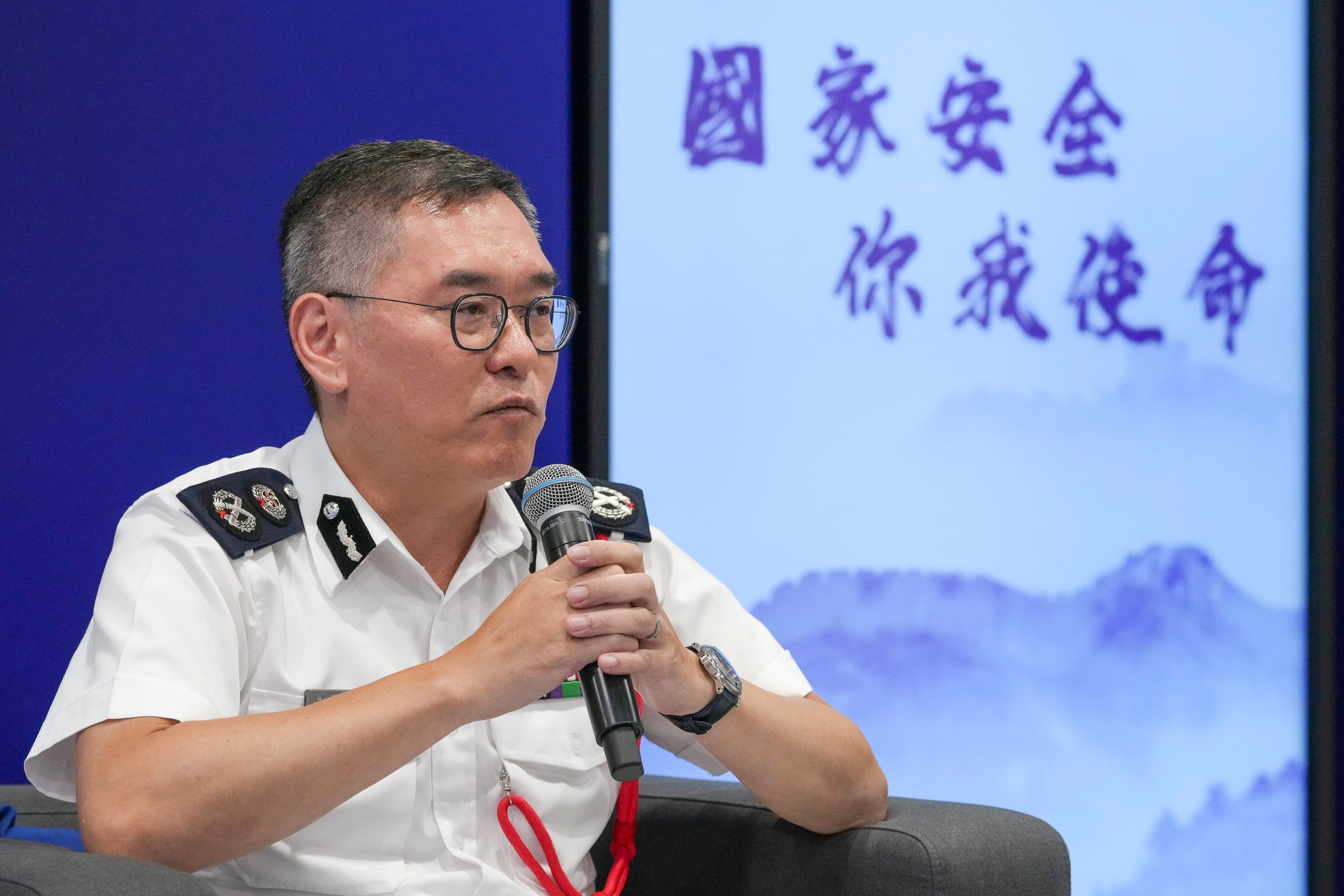 Andrew Kan left the force on Monday after 35 years of service. Photo: Dickson Lee