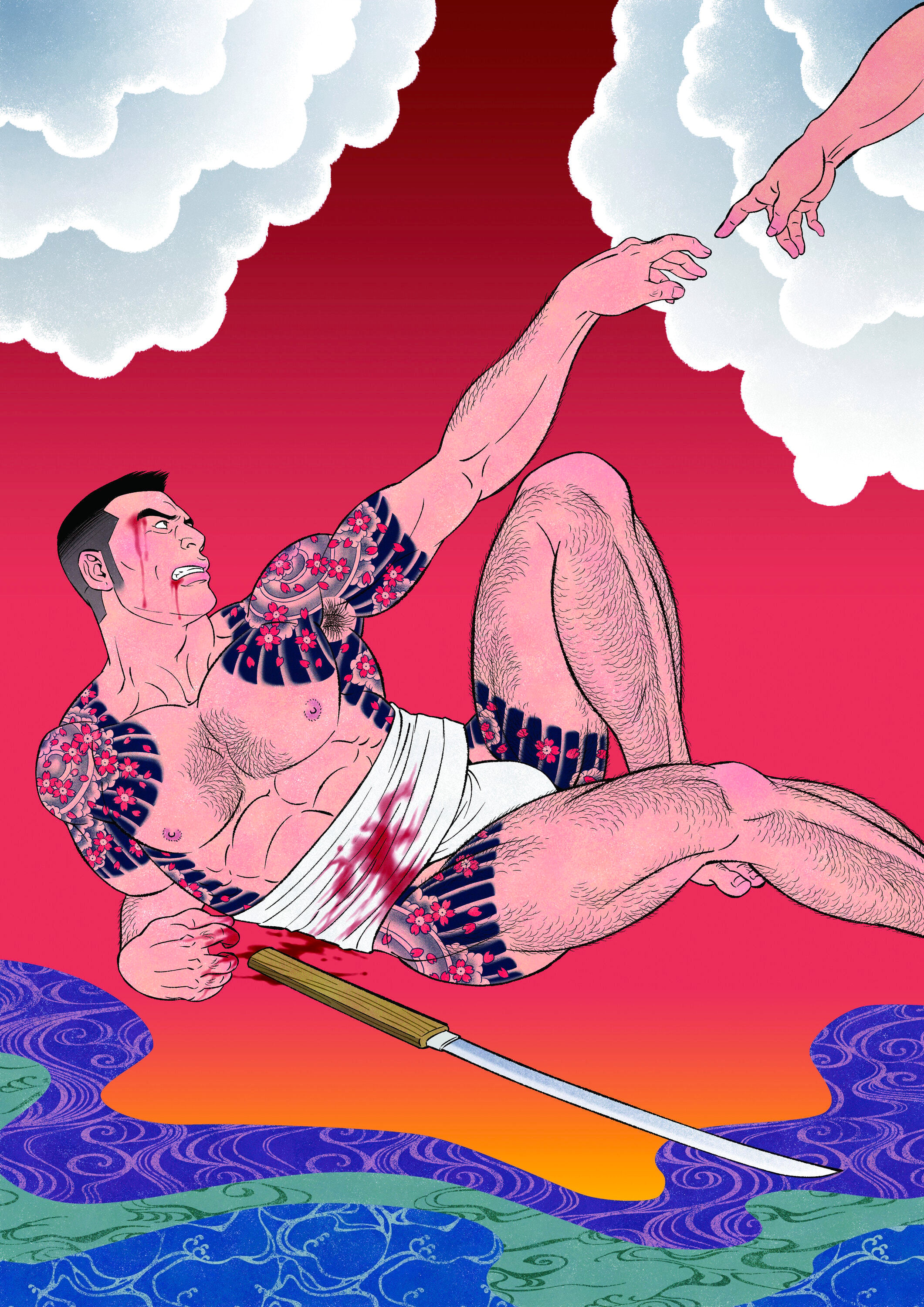 The Brooklyn Museum’s forthcoming "Art of Manga" exhibition, which runs until January 2027, features this work by Gengoroh Tagame. Image: Handout