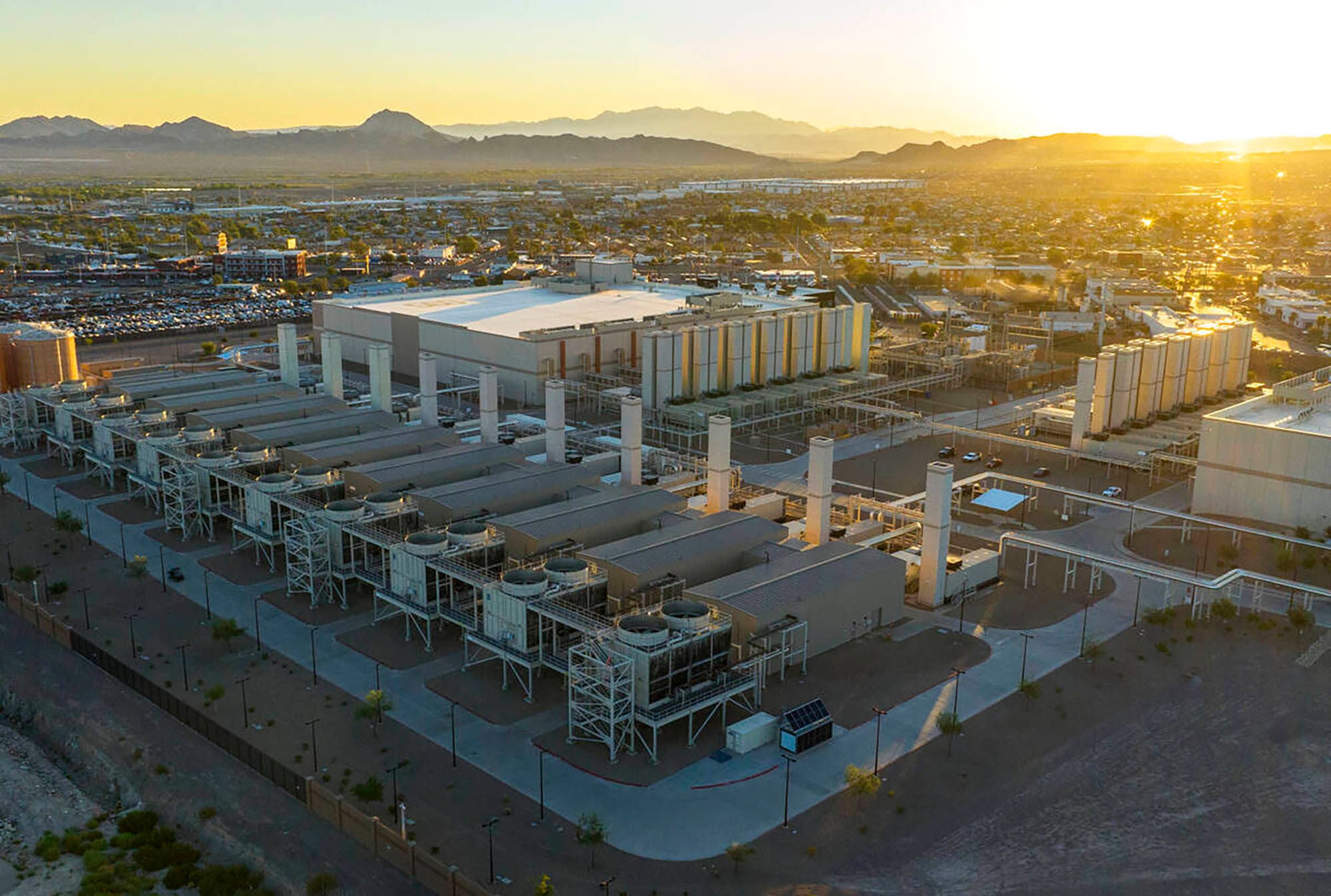 An aerial photo shows a Google data centre in Henderson, Nevada. Photo: TNS