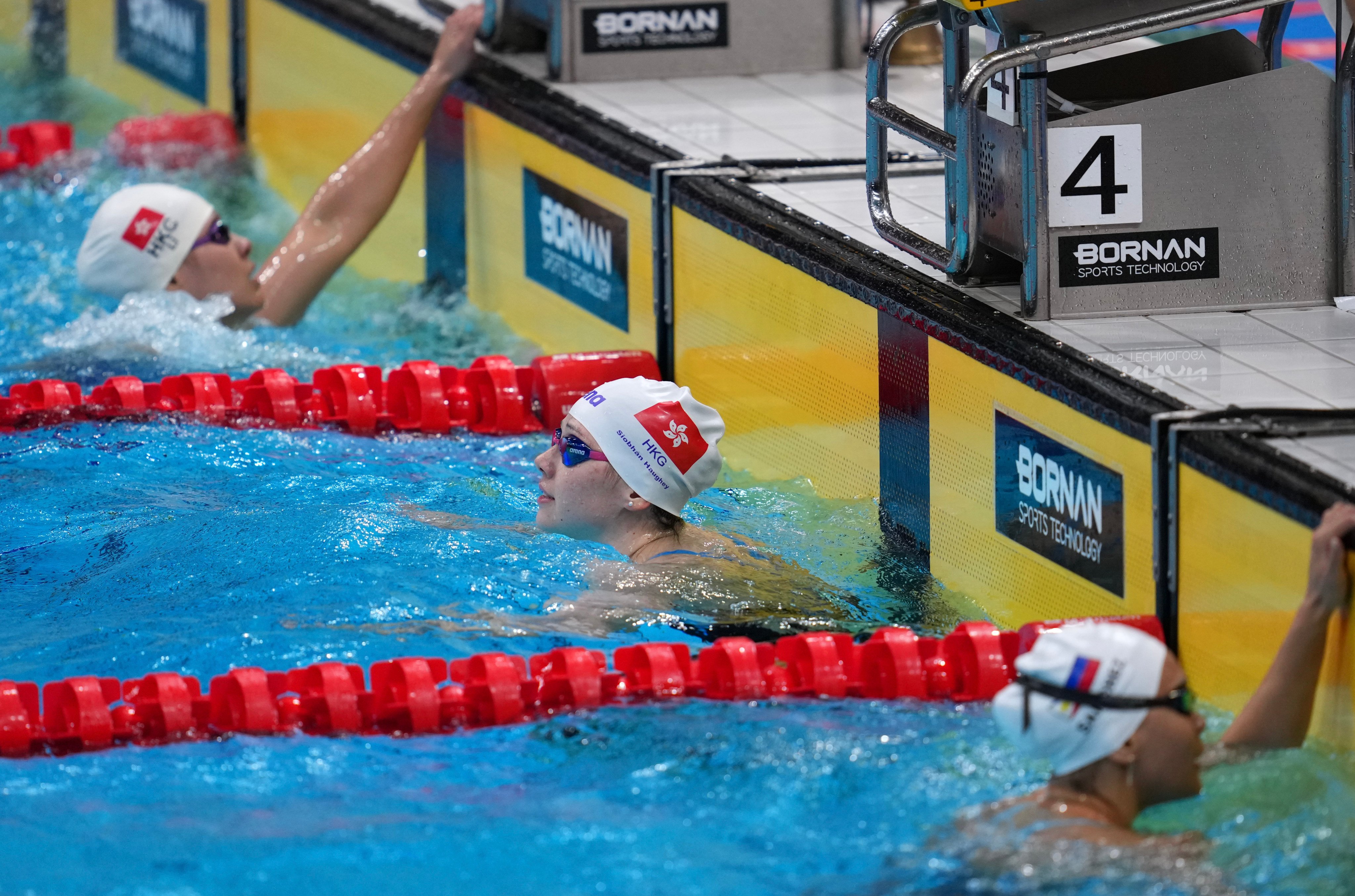 Siobhan Haughey cruised to victory in the women’s 100m freestyle final in Tokyo. Photo: Robert Ng
