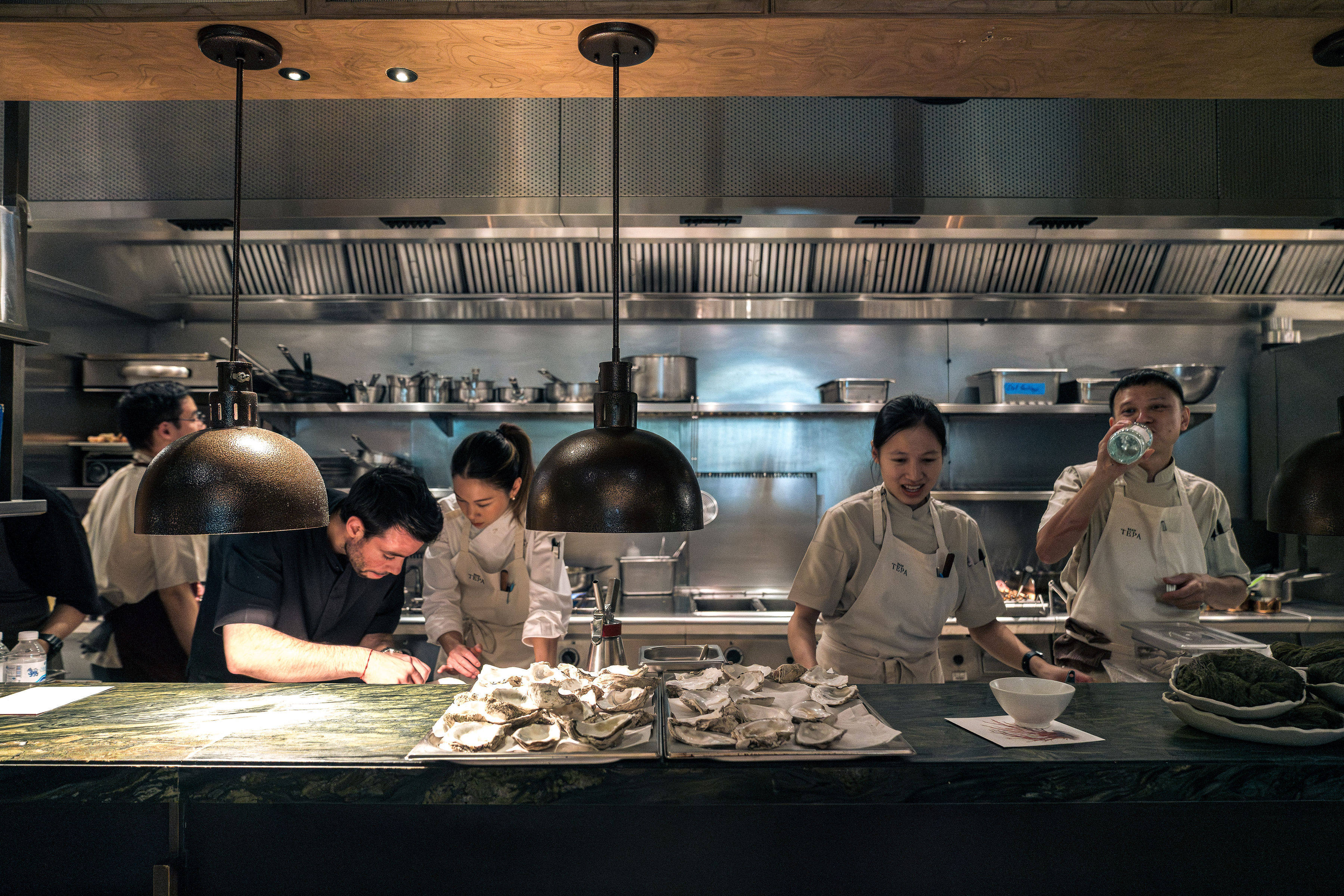 Chef Santiago Fernández of Tokyo’s MAZ and chef Chudaree “Tam” Debhakam of Bangkok’s Baan Tepa teamed up for an exclusive collaboration at last year’s World Gourmet Festival. Photo: John Paul Travis