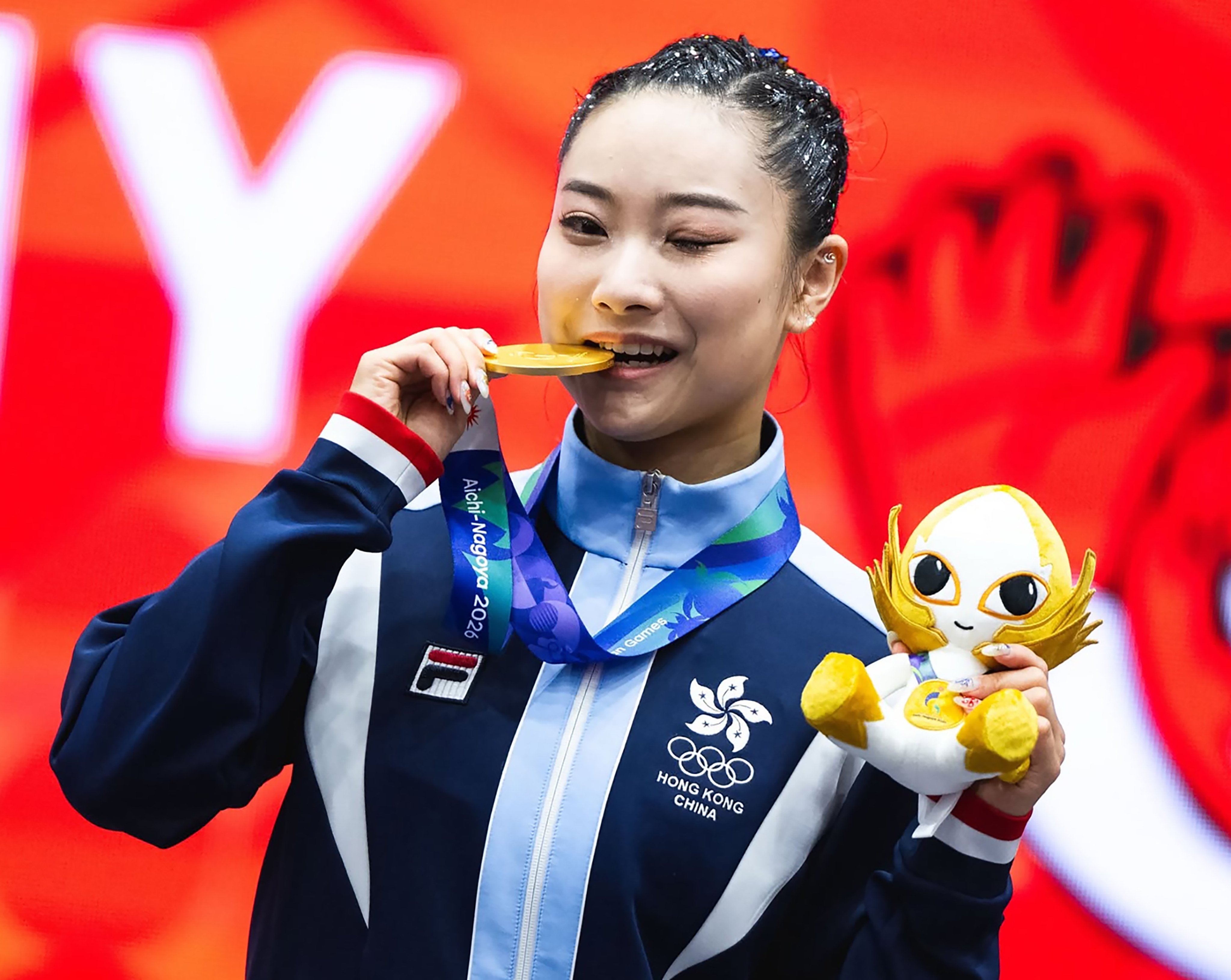 Lydia Sham wins the women’s changquan event to secure Hong Kong’s first gold of the Asian Games Photo: Facebook/SF&OC
