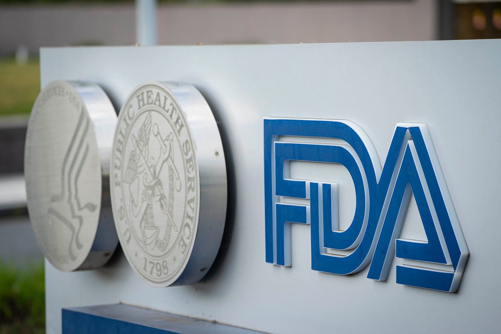 A sign for the Food And Drug Administration outside its headquarters in Maryland. Photo: Getty Images