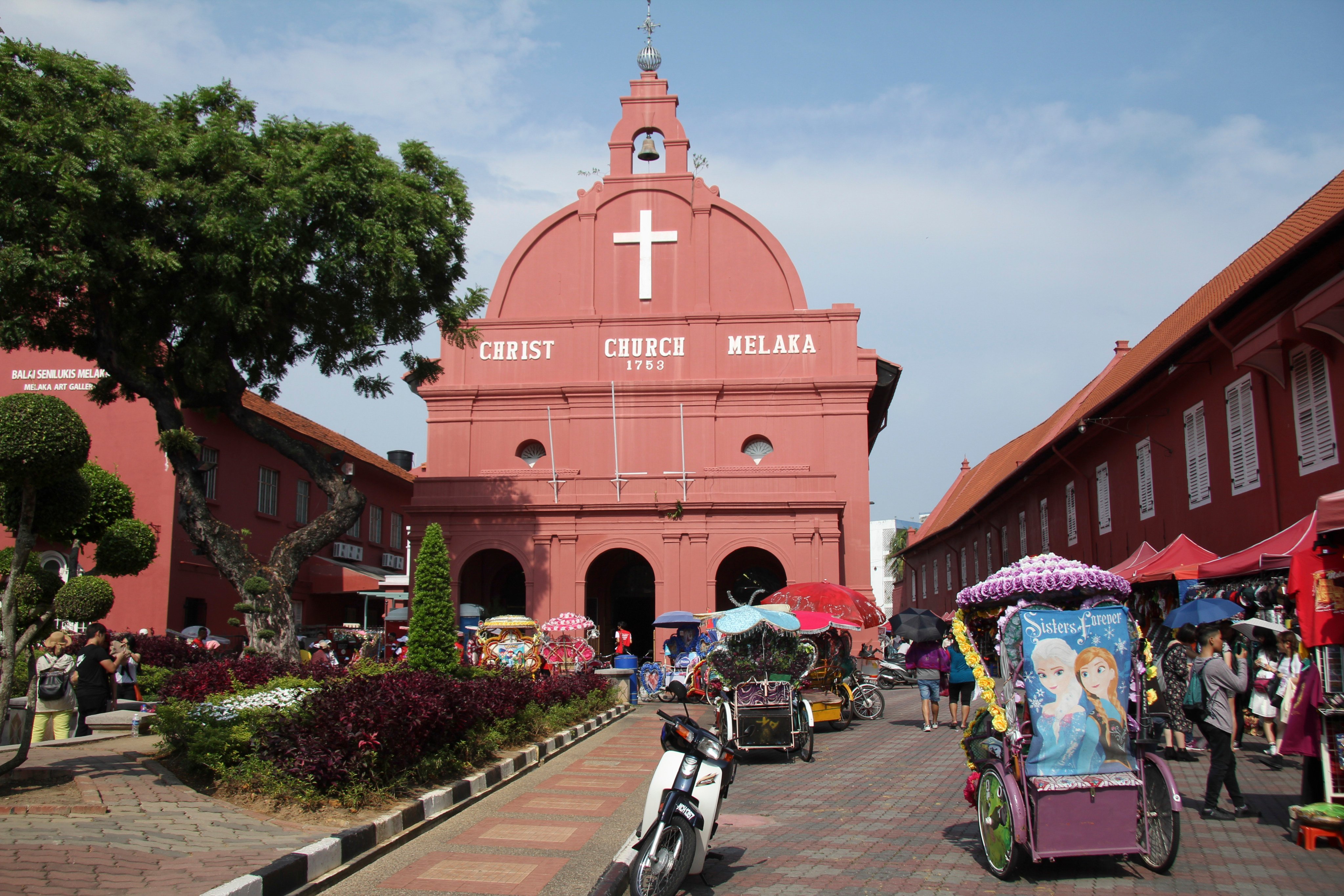 Christ Church in Melaka. The state is widely seen as the cradle of Malaysia's Malay civilisation. Photo: John Brunton