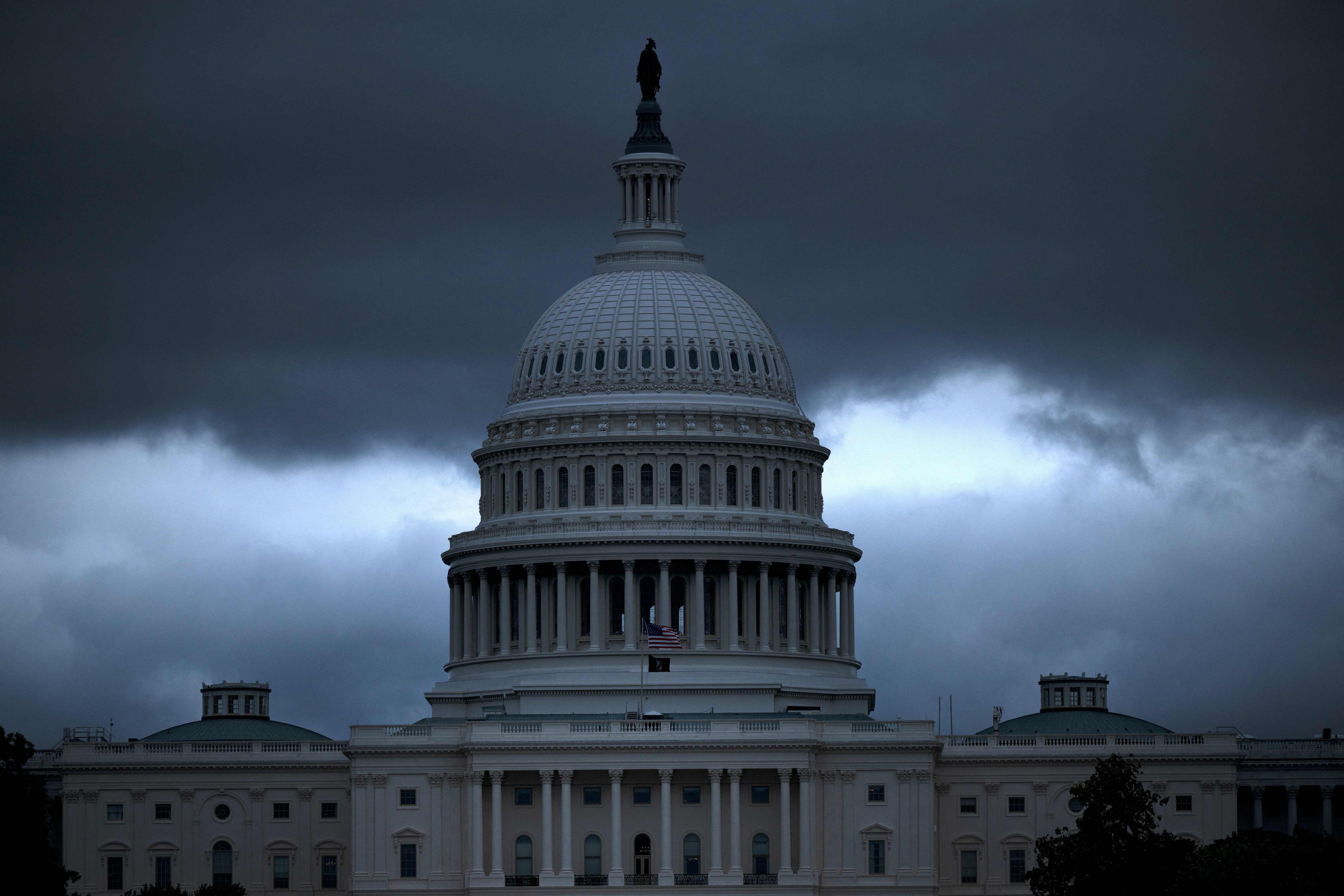 The US Capitol building is seen following rain showers. The US federal government’s debt alone accounts for more than 10 per cent of all the debt in the world, spanning government, household, financial and non-financial corporate sectors in more than 100 economies, according to the Institute of International Finance. Photo: AFP