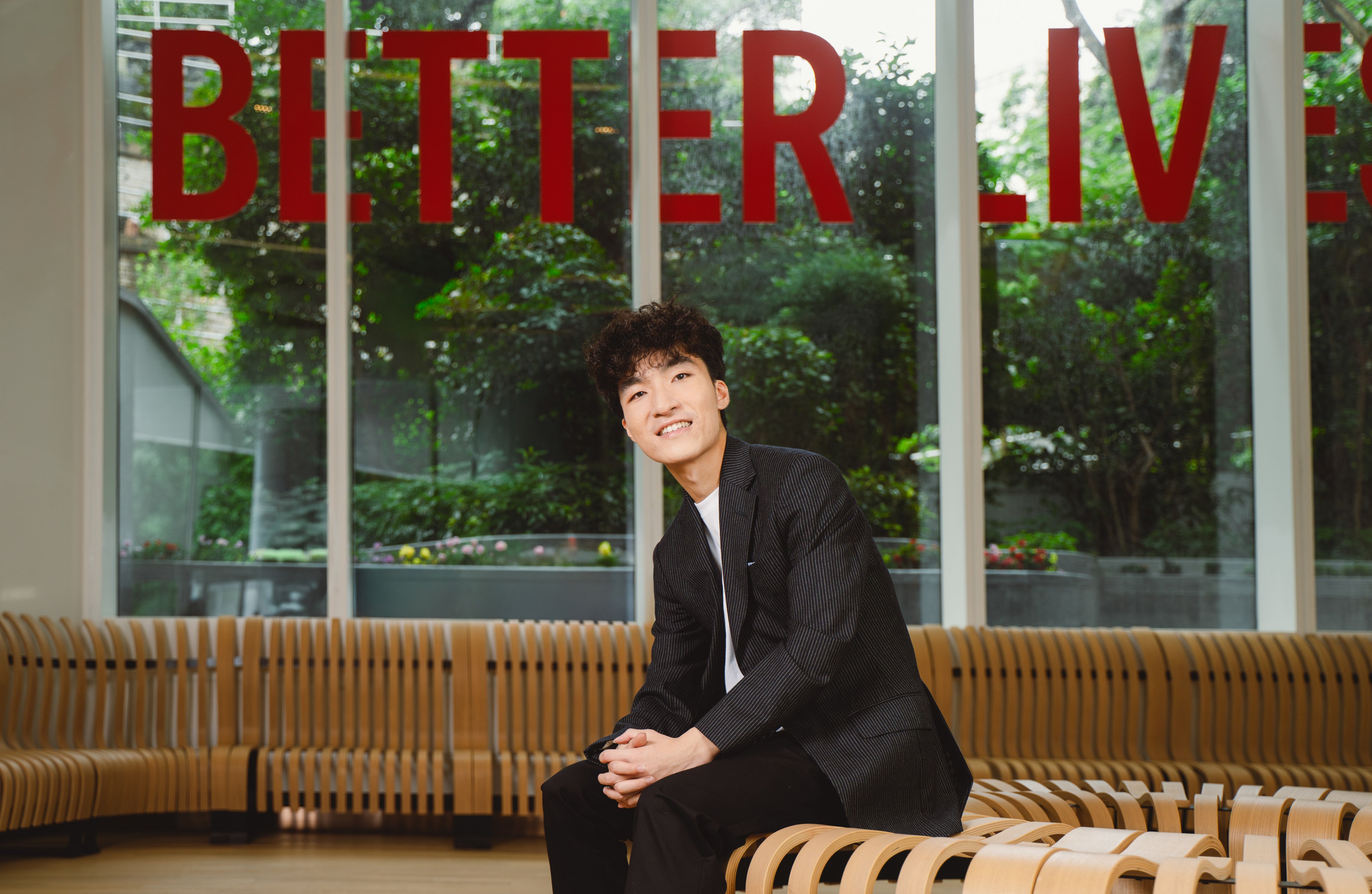 AIA Scholar King Chan, 22, a recent psychology graduate from City University, who will soon begin an MPhil in foundations of clinical psychology at Britain's University of Cambridge. Photo: Alexander Mak