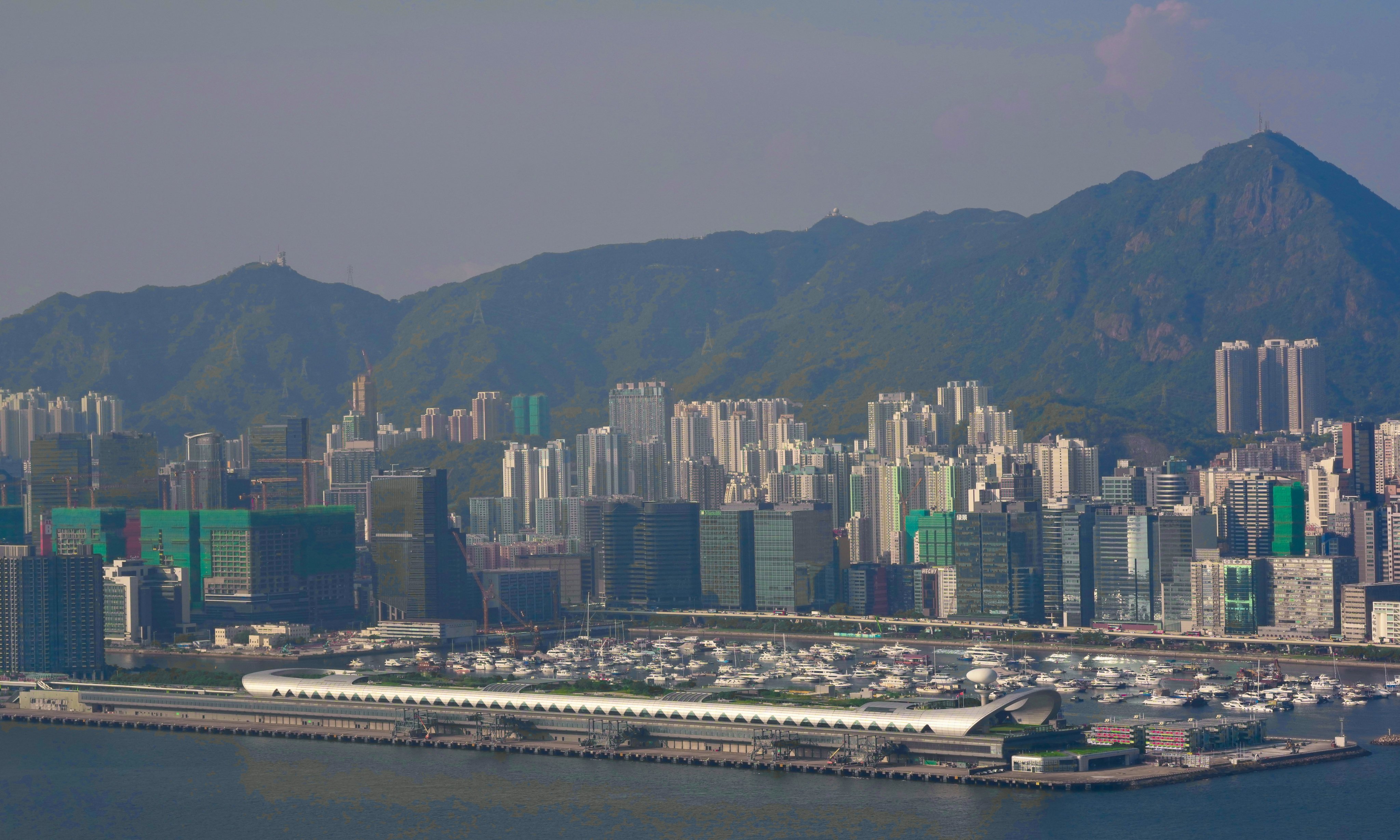 The Kai Tak Cruise Terminal and the Kwun Tong waterfront. Photo: Karma Lo
