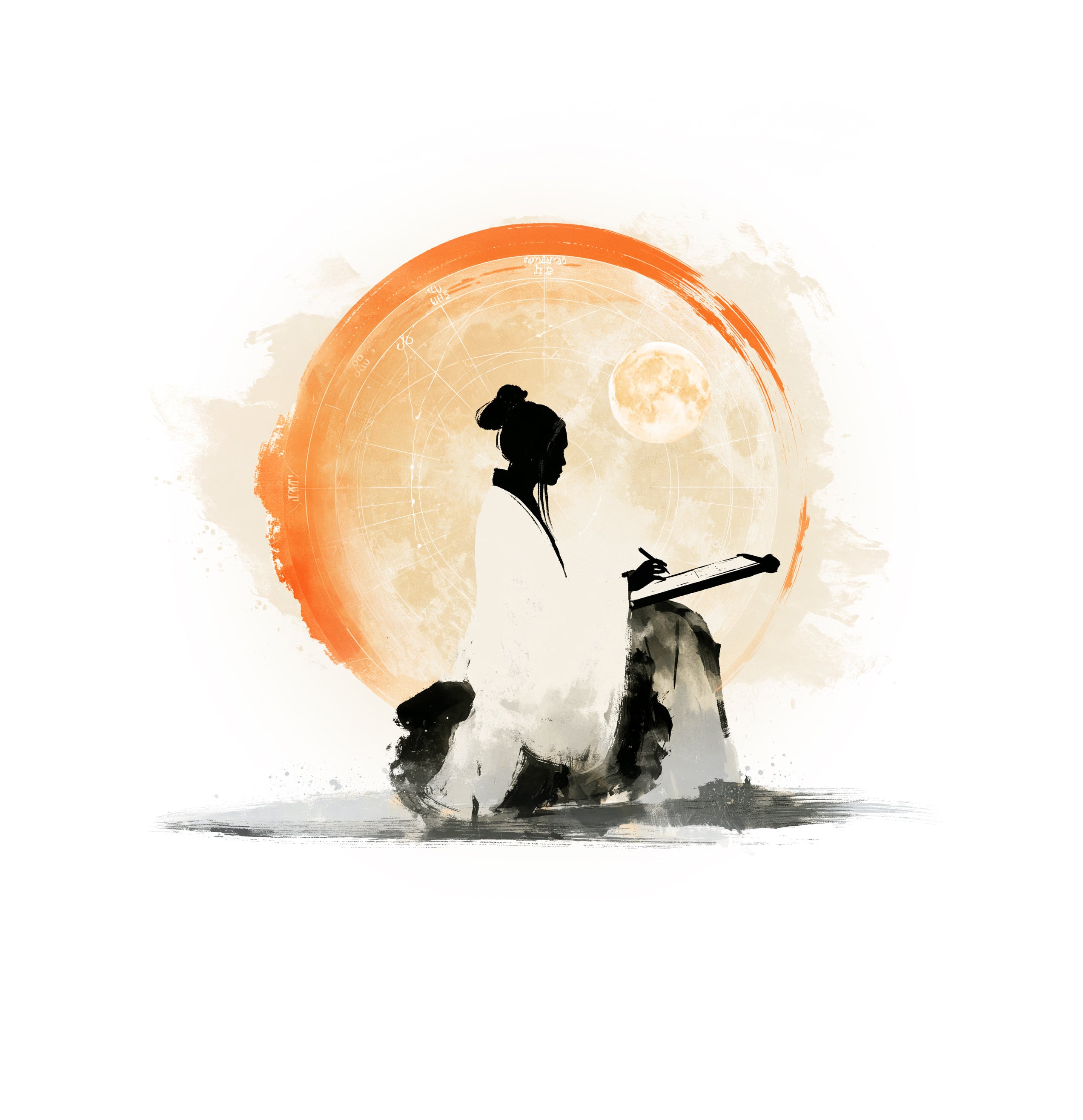 Qing dynasty astronomer and mathematician Wang Zhenyi defied societal norms and the expectations set upon her gender to study and demystify complex scientific and mathematical concepts. Illustration: Huy Truong