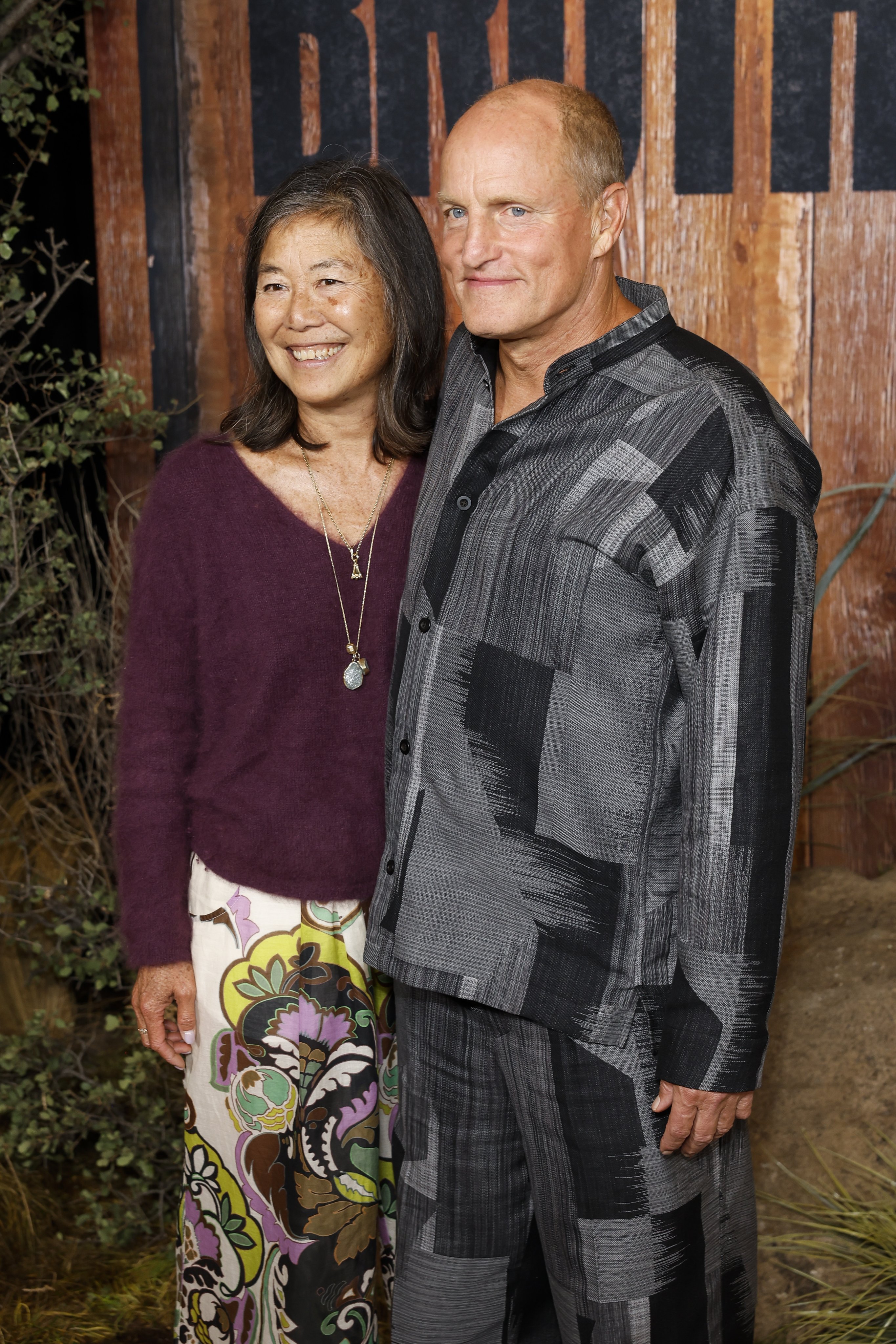Laura Louie and Woody Harrelson met in 1987 and worked together for three years before declaring their love for each other. Photo: EPA
