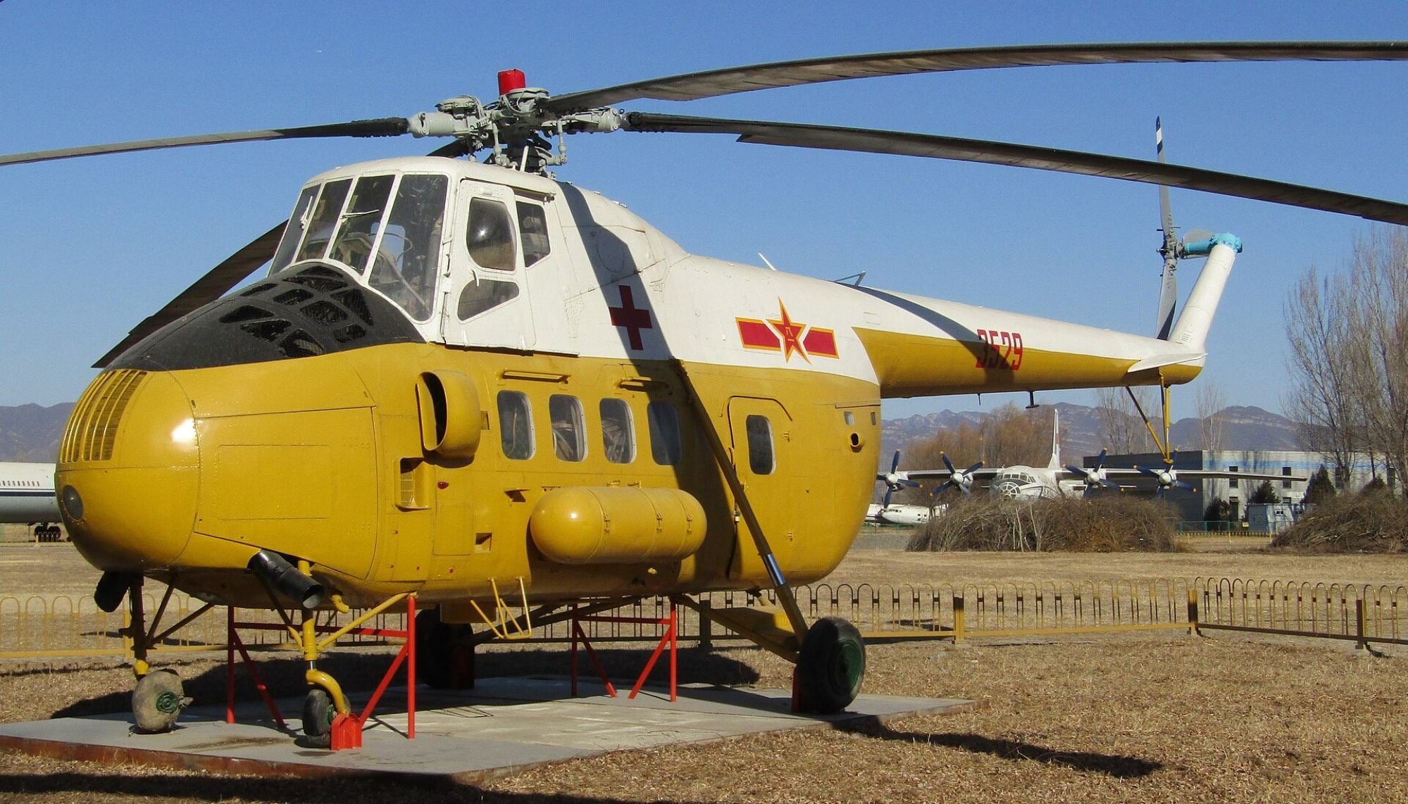 The Harbin Z-5 helicopter is a Chinese variant of the Soviet Mil Mi-4. Photo: Ronidong (CC by SA 4.0) The Harbin Z-5 helicopter is a Chinese variant of the Soviet Mil Mi-4. Photo: Ronidong (CC by SA 4.0)