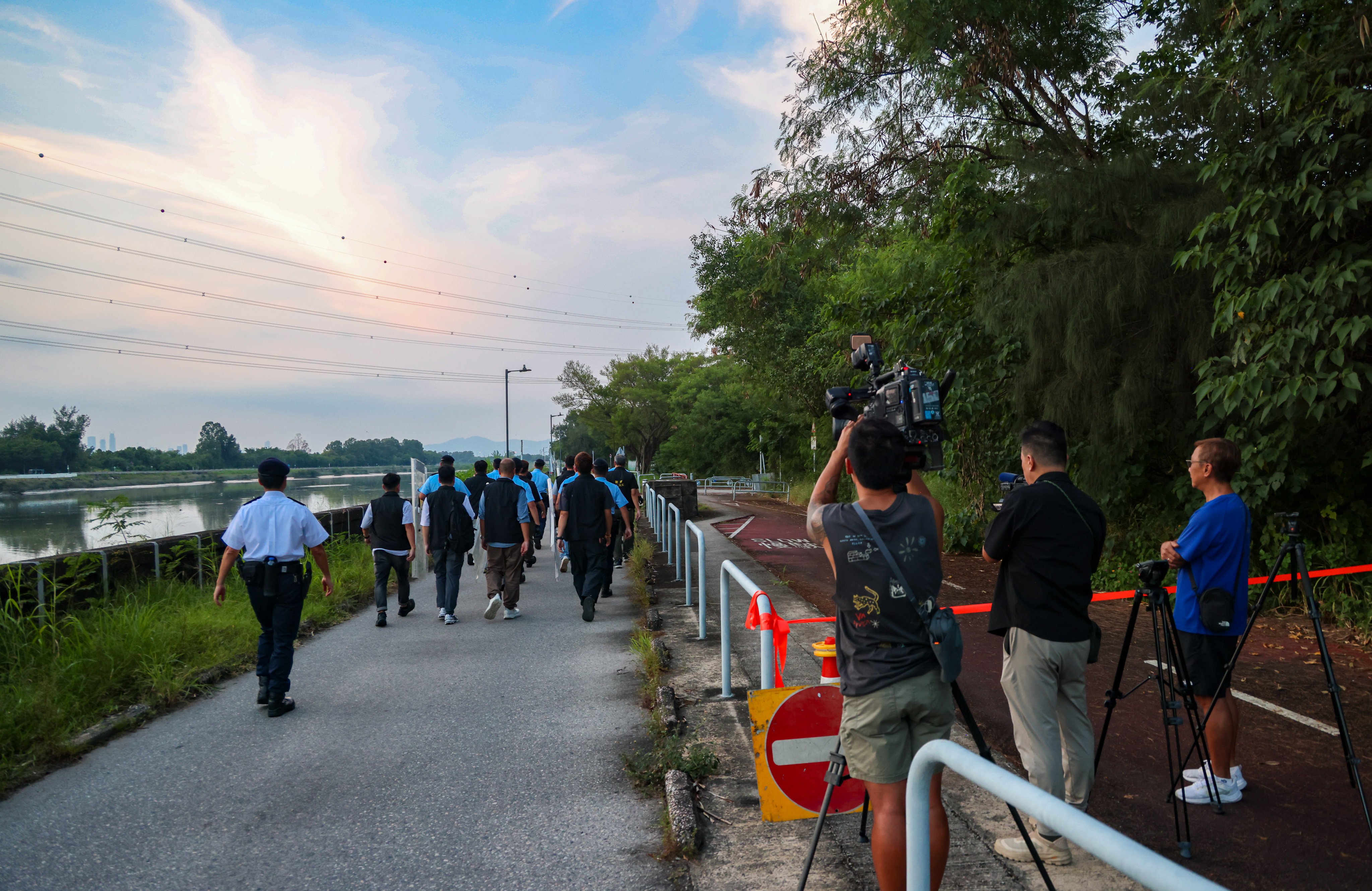 The AFCD announced late on Thursday it had concluded a joint dog capture operation with police in Yuen Long. Photo: Silvia Siu