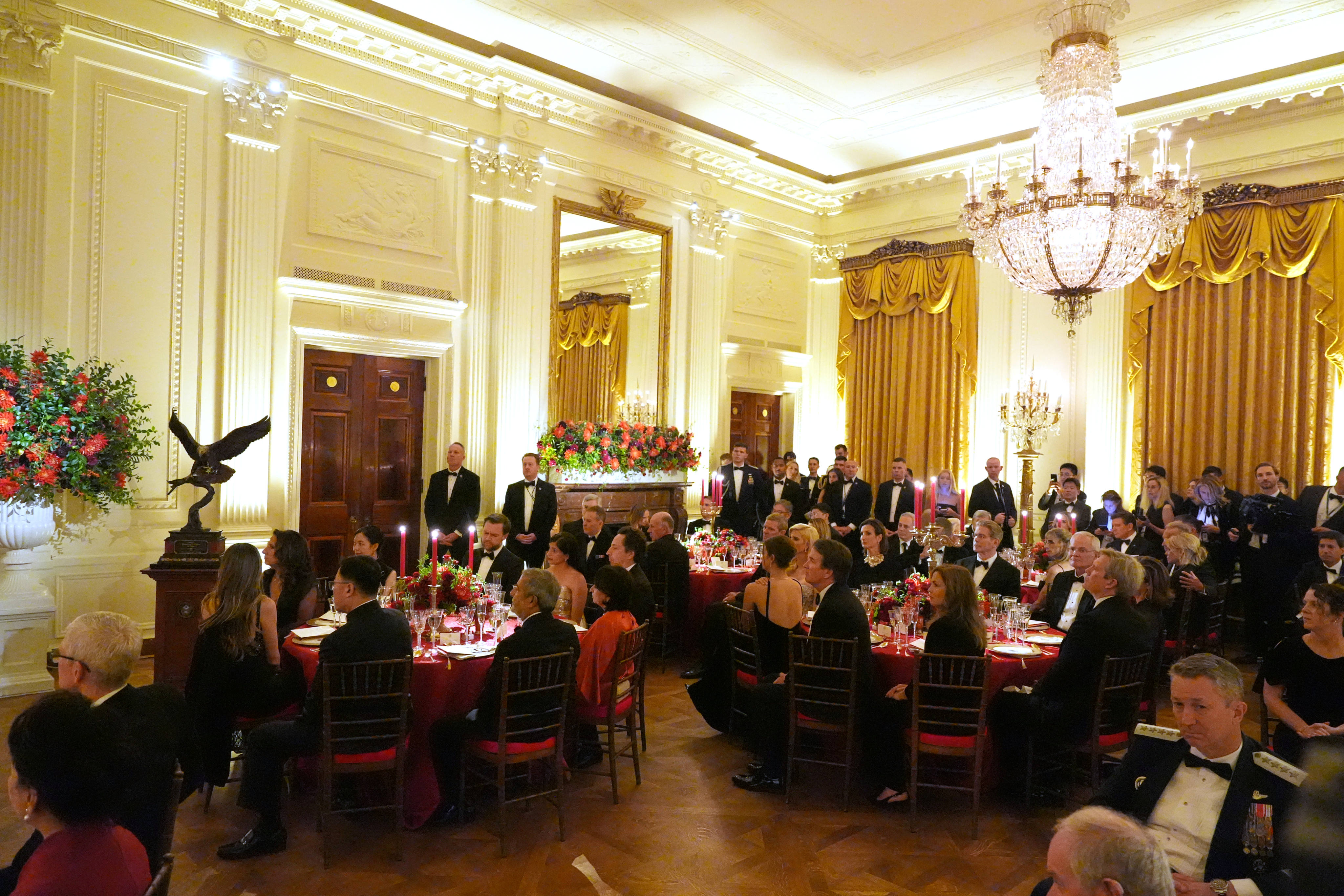 Zhou Hongxu was one of several relatively young senior Chinese officials who attended the White House banquet on Thursday night. Photo: AP