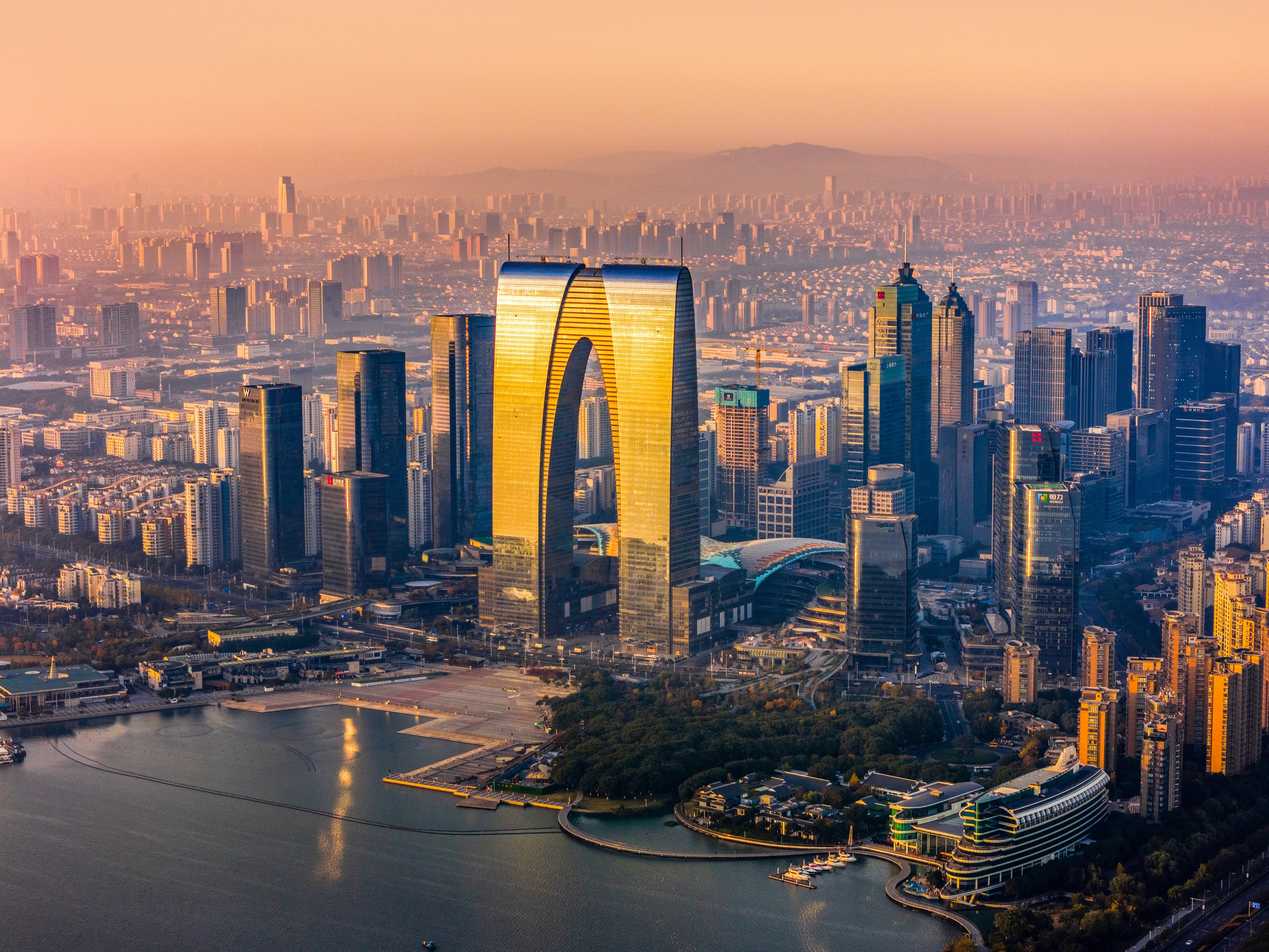 A view of the Suzhou Industrial Park in China. Photo: Getty Images