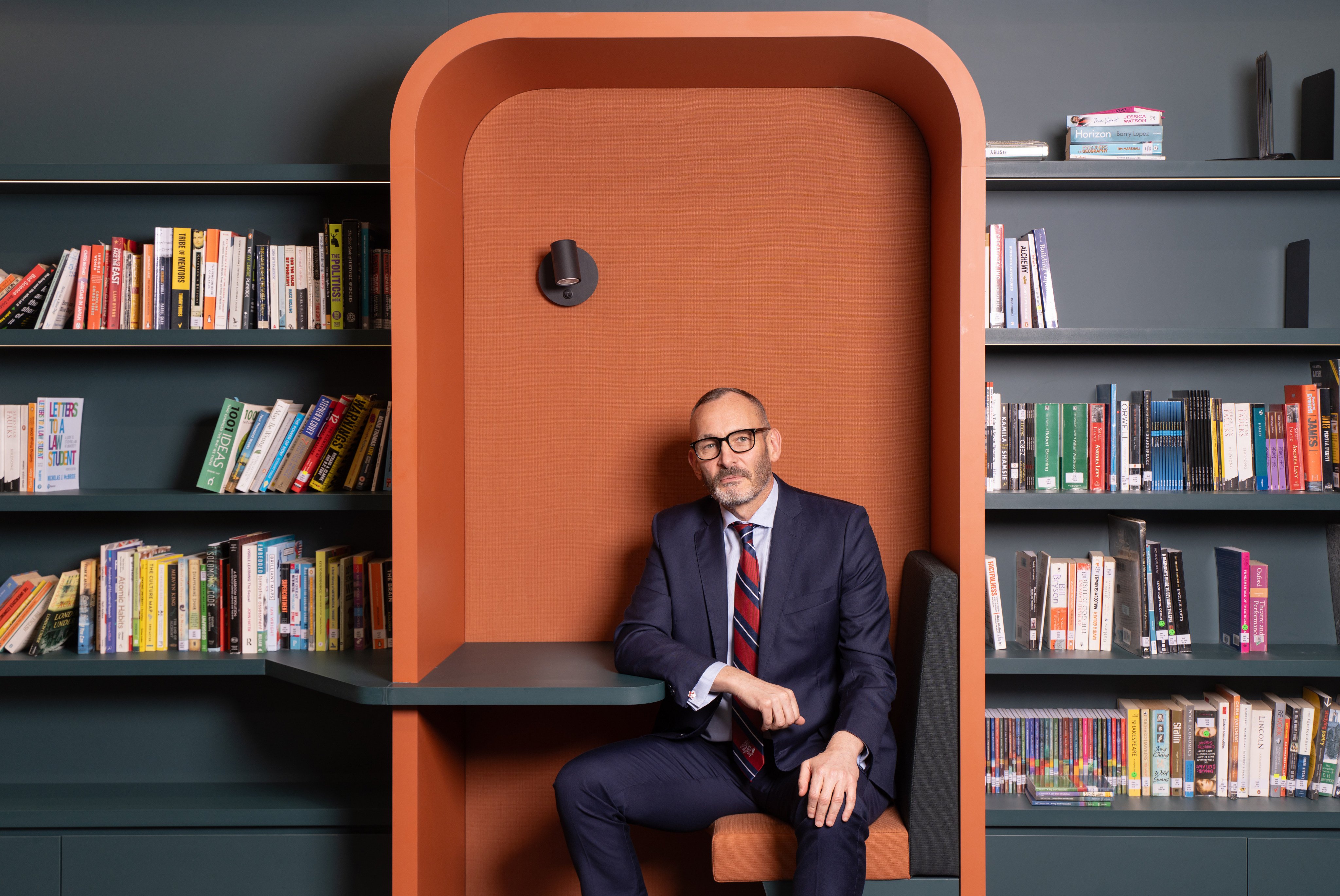 Paul Tough, the principal and CEO of Kellett School, at the Kowloon Bay campus. Photo: Alexander Mak