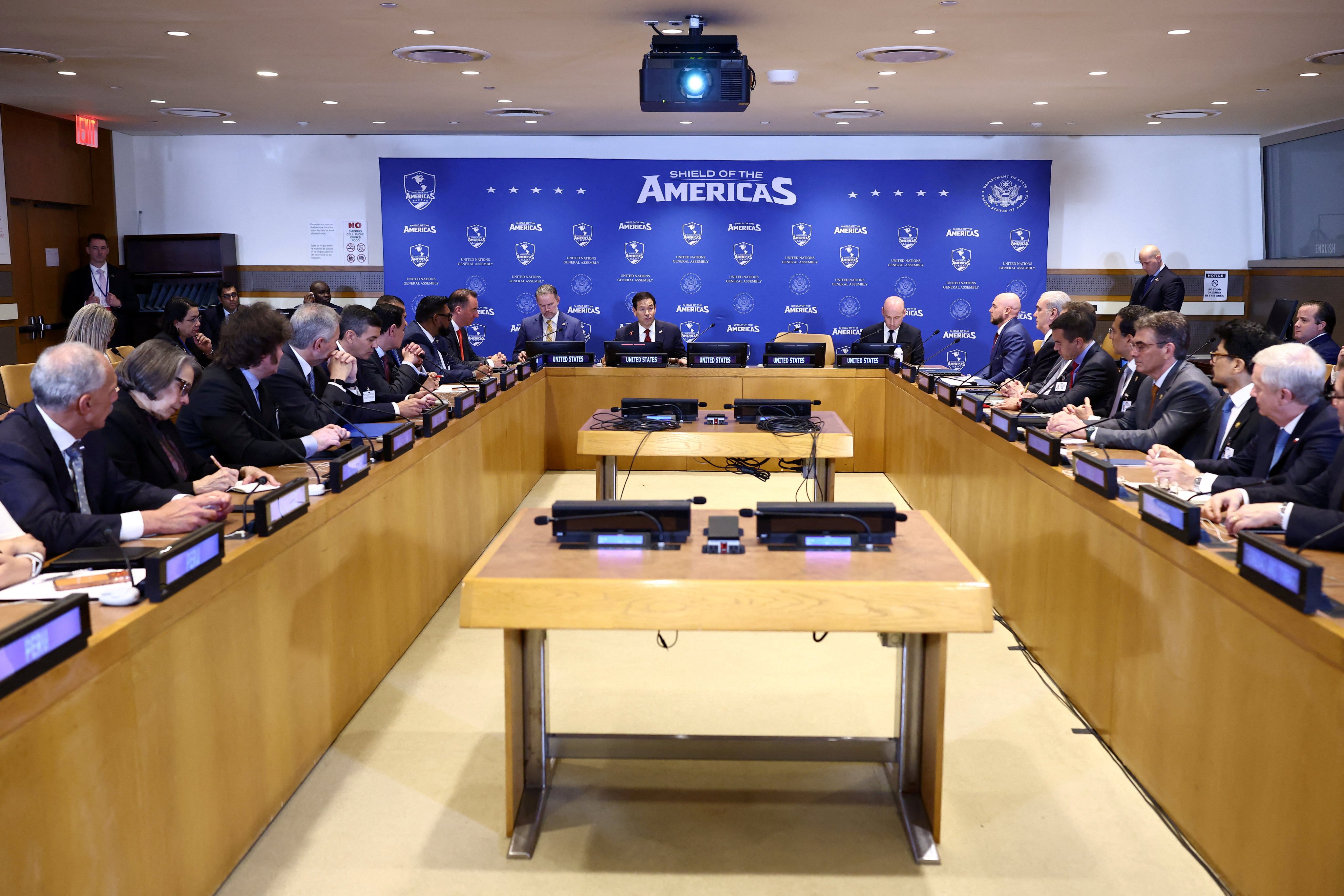 The meeting took place on Tuesday on the sidelines of the UN General Assembly. Photo: Reuters