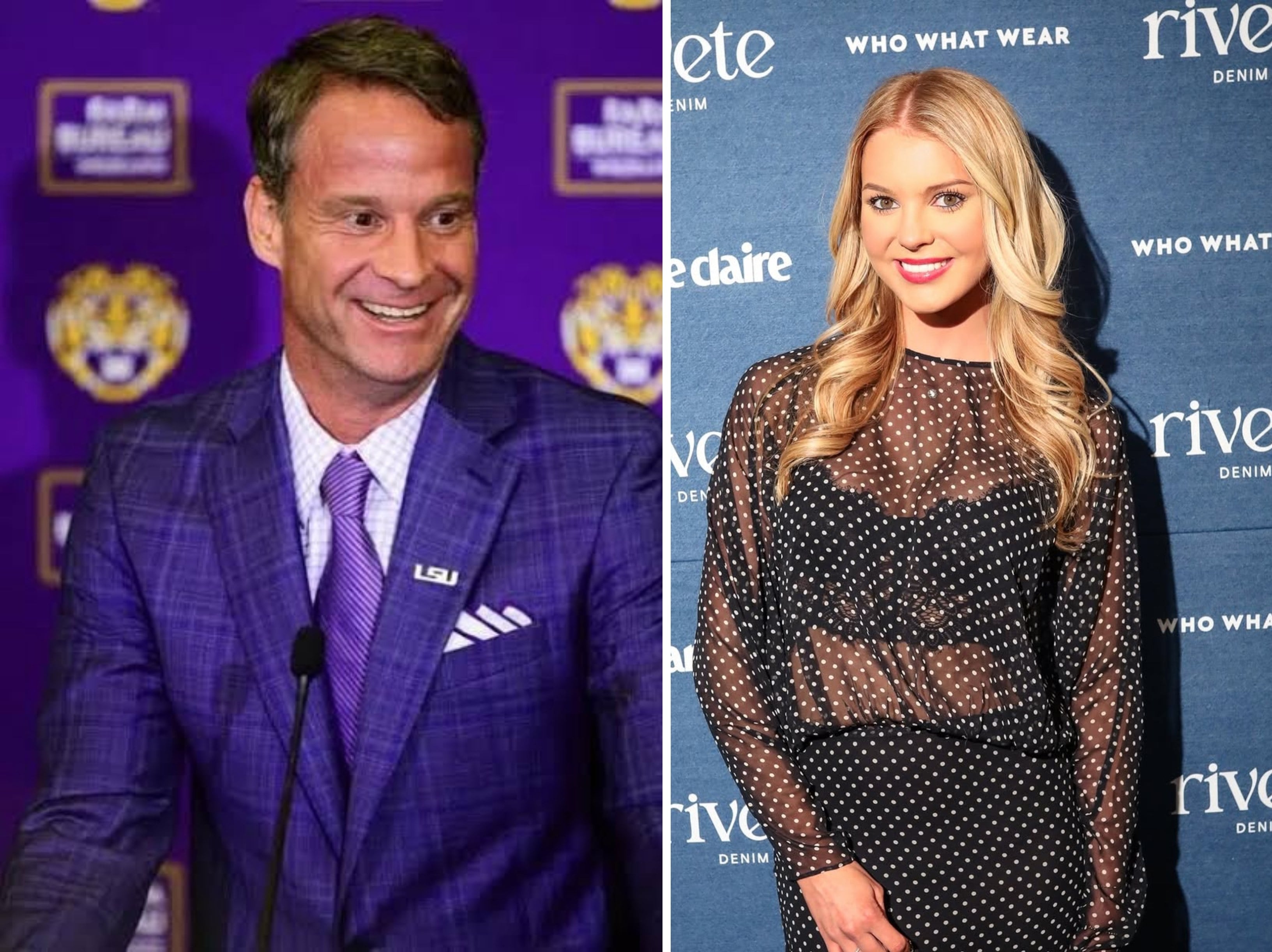 Lane Kiffin’s daughter, Landry Kiffin, has been in the spotlight lately. Photos: @thereallanekiffin, @landrykiffin/Instagram