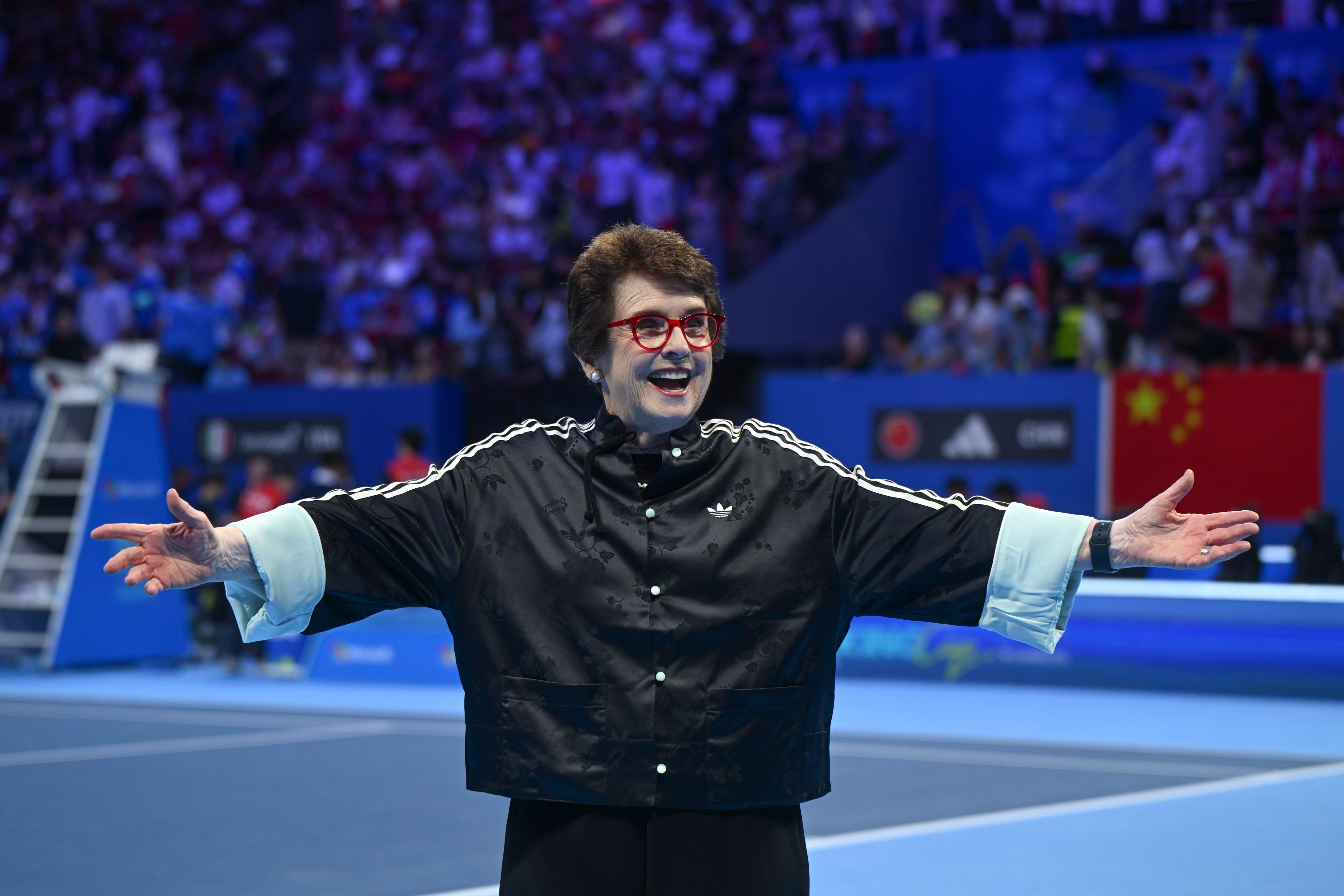 Billie Jean King, the former world No 1 women’s player and champion for social justice and gender equality, is in Shenzhen for her namesake tournament. Photo: Getty Images