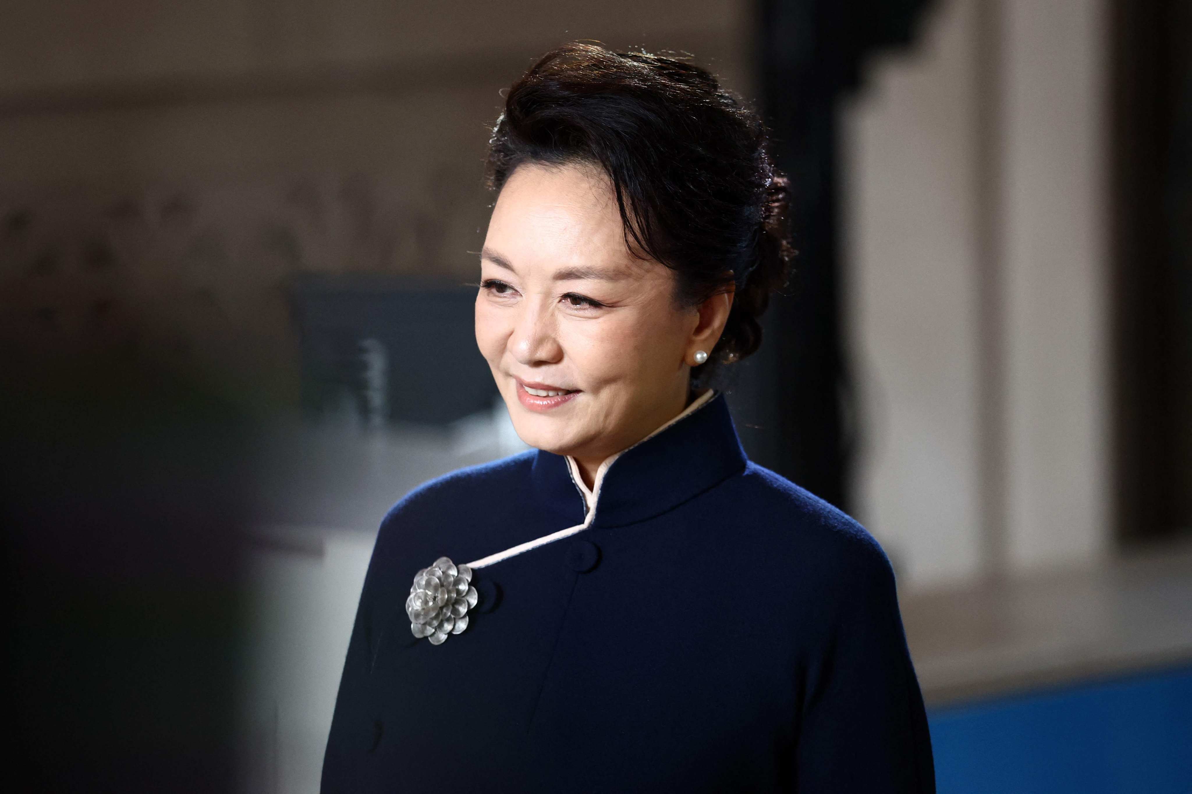 Chinese First Lady Peng Liyuan visits the Smithsonian’s National Museum of Asian Art with US First Lady Melania Trump on Thursday. Photo: AFP