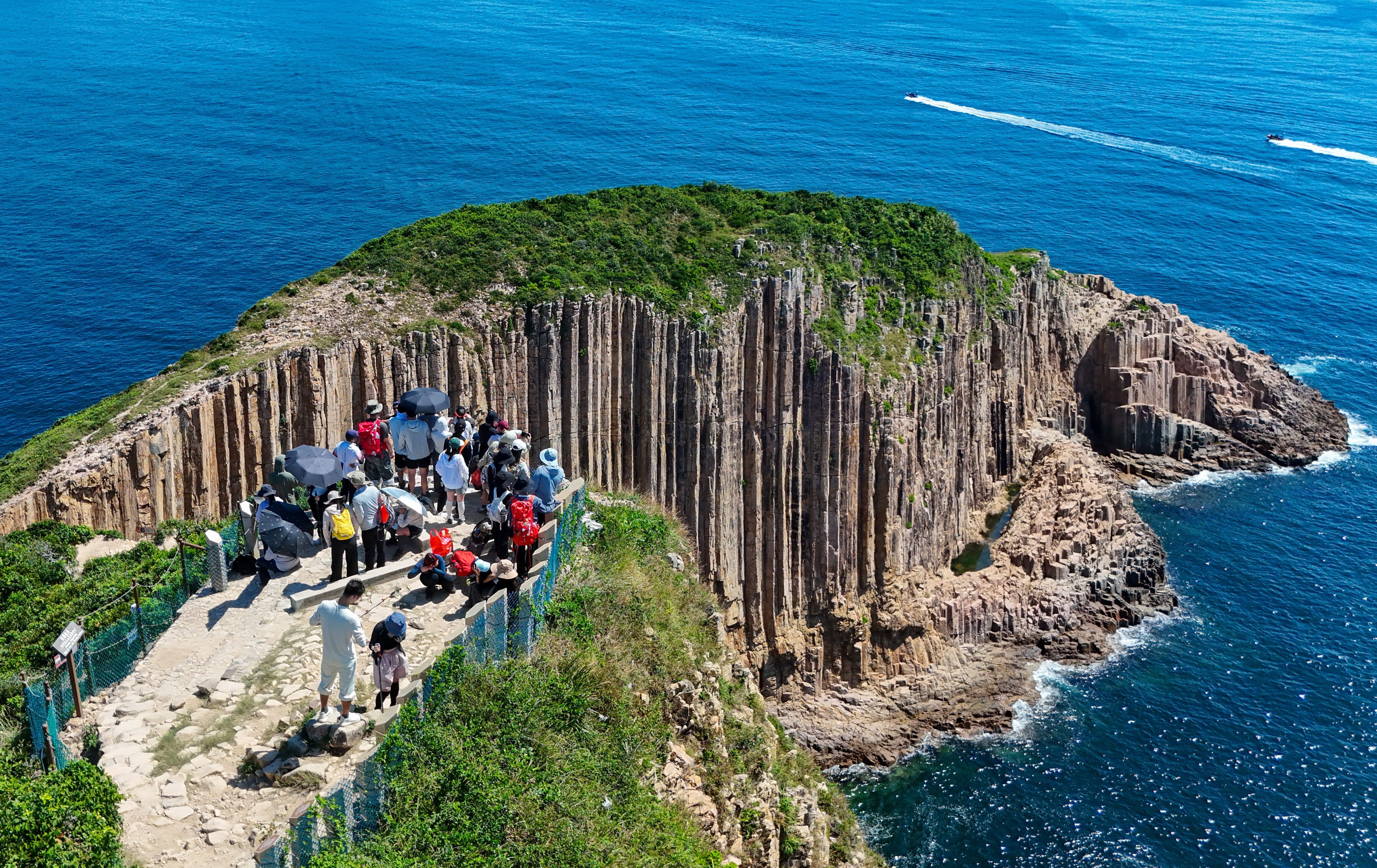 Po Pin Chau has become a hiking hotspot for mainland tourists. Photo: Edmond So