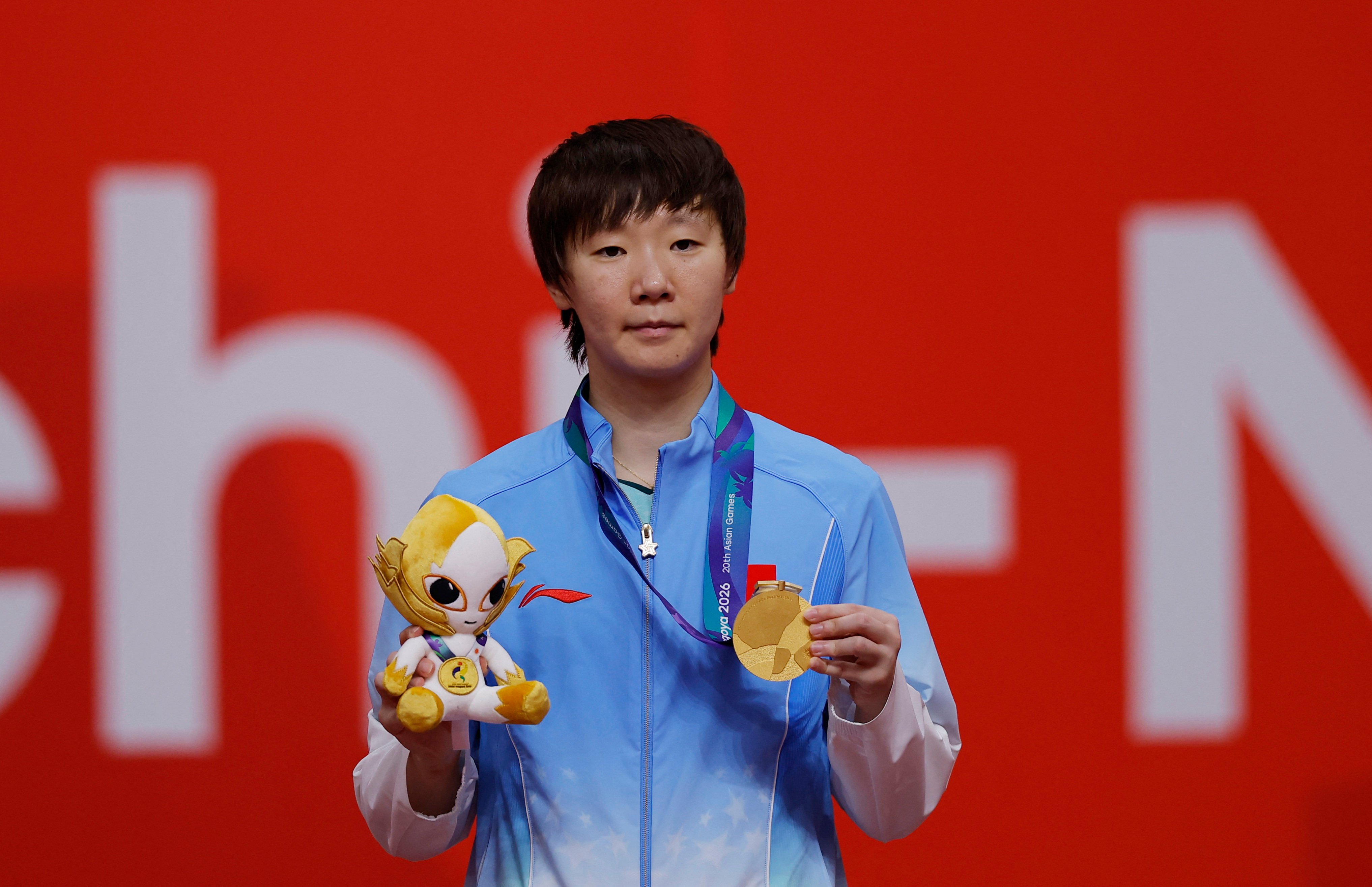 Wang Manyu’s win comes days after she displaced Sun Yingsha at the top of the world rankings. Photo: Reuters