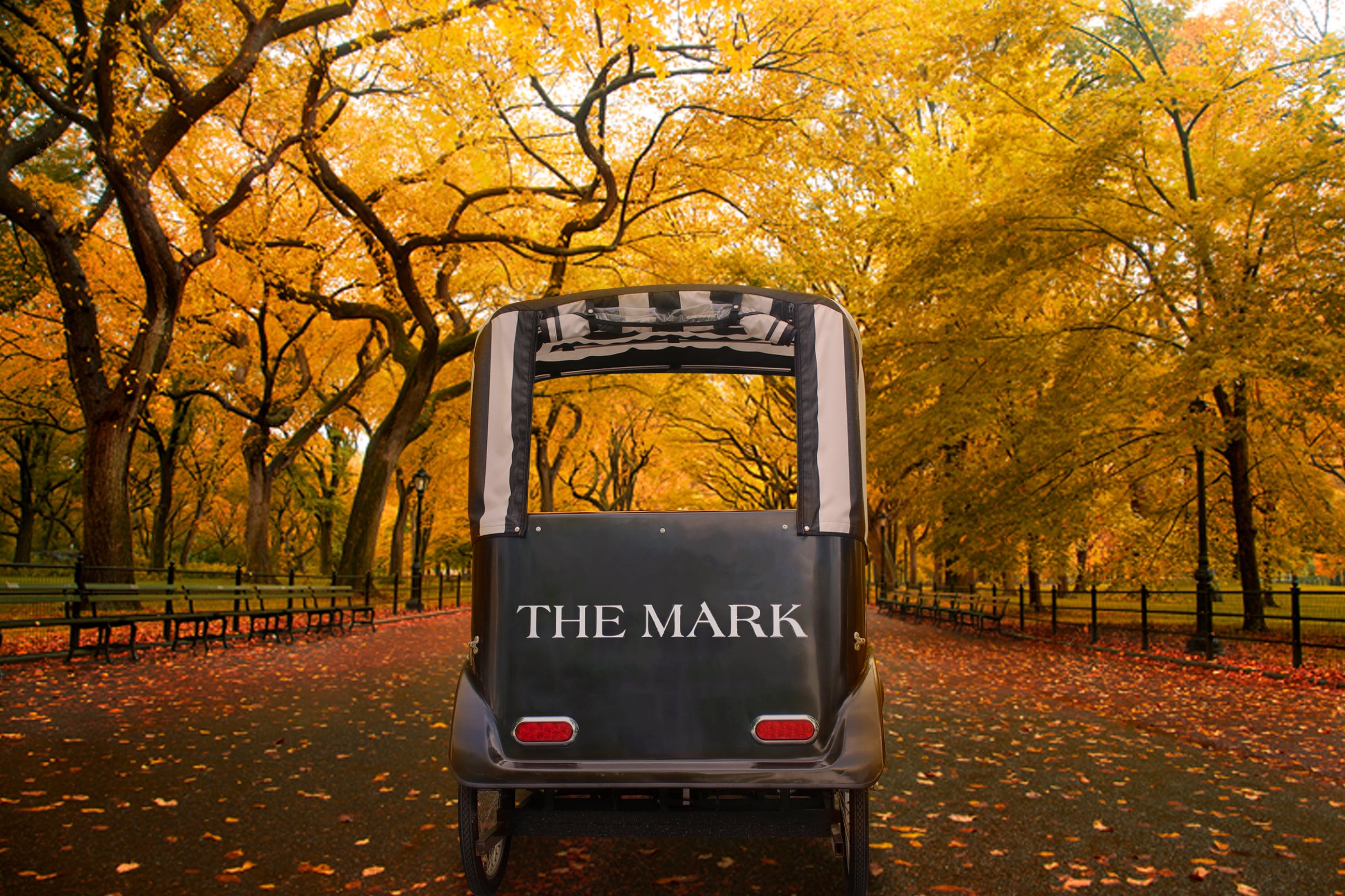 The Mark Hotel offers pedicabs to explore nearby Central Park and the neighbourhood. Photo: Handout