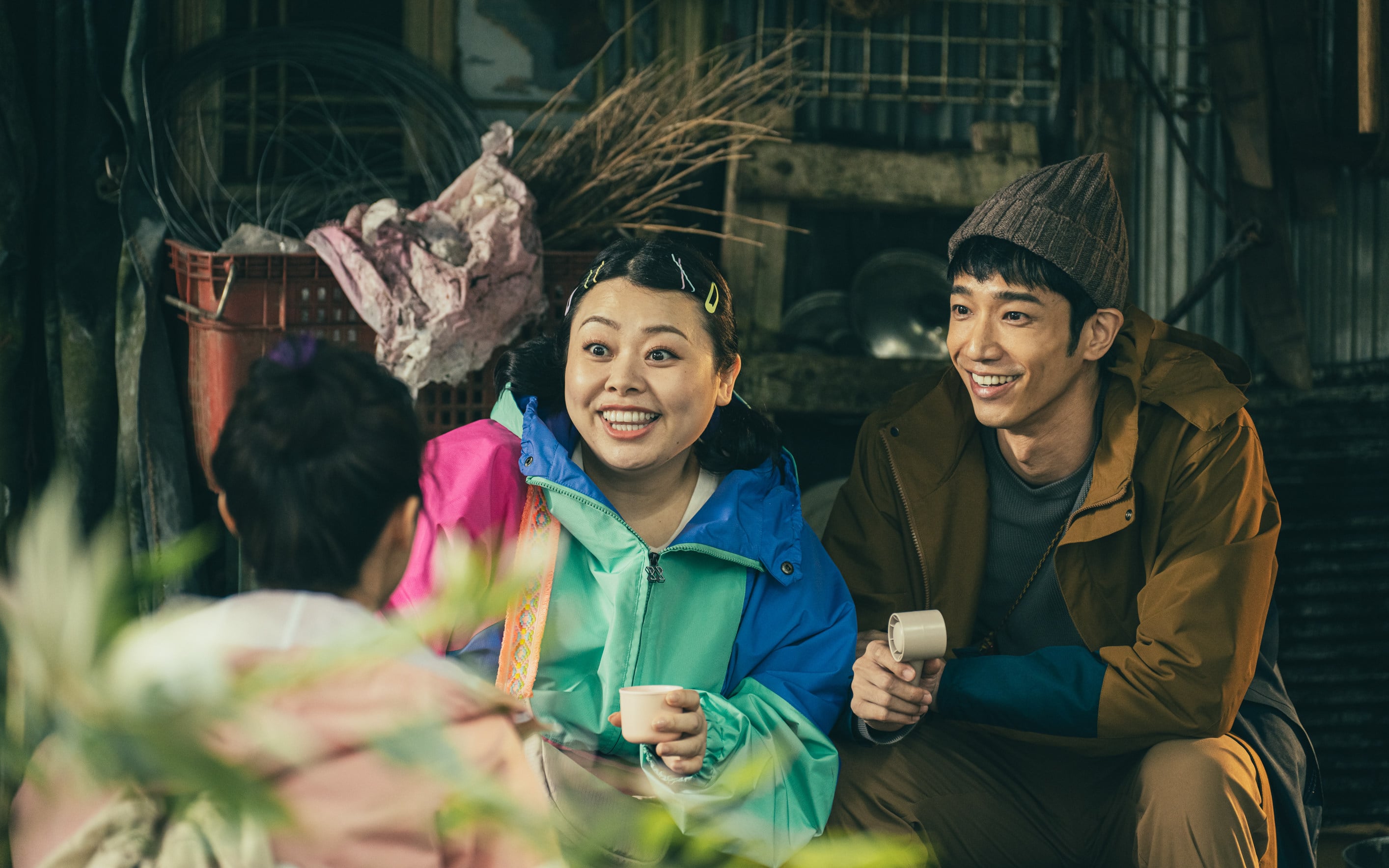 Naomi Watanabe (centre) and Jasper Liu (right) in a still from Oh My Ghost! Oh My God! (category IIB, Mandarin Japanese), directed by Soda Voyu.