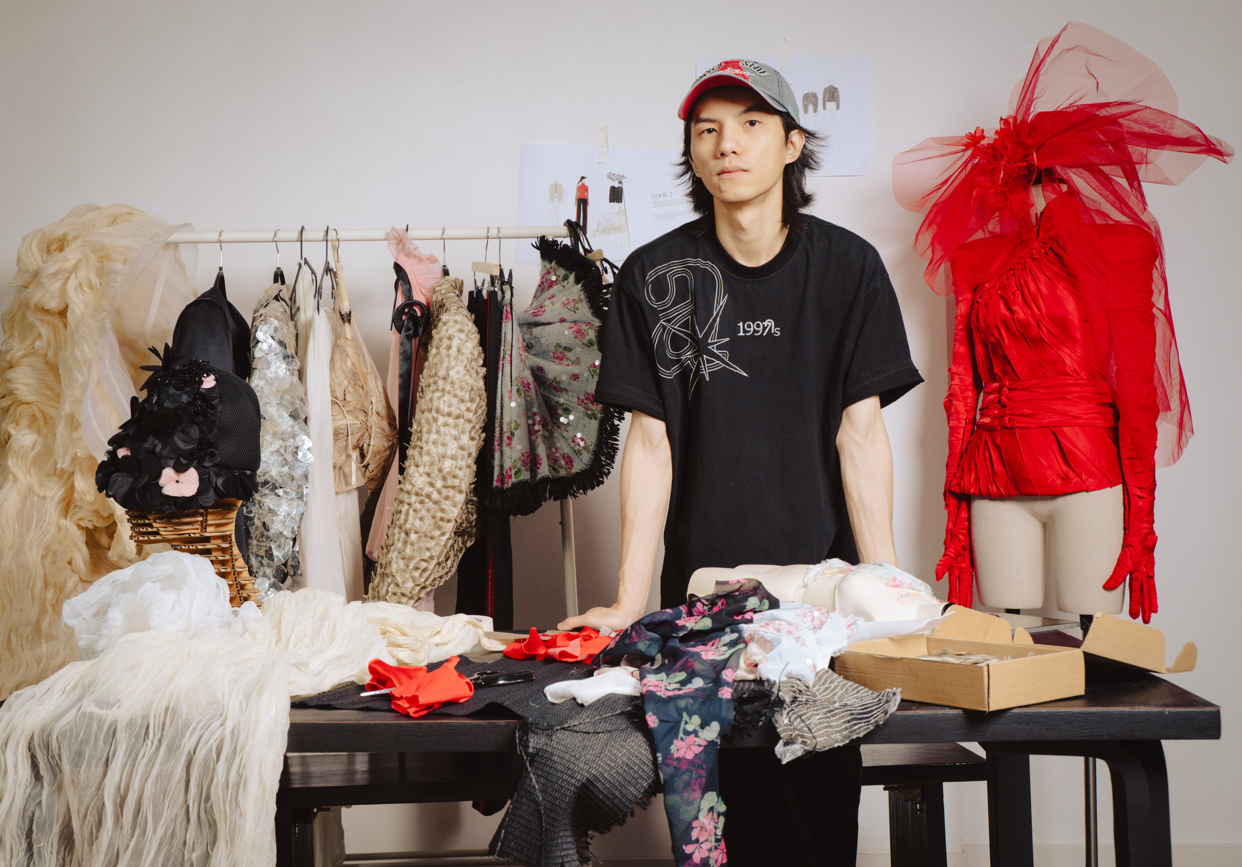 Tsui Ao-lung, 29, winner of the Young Fashion Designers’ Contest 2026. Photo: Alexander Mak