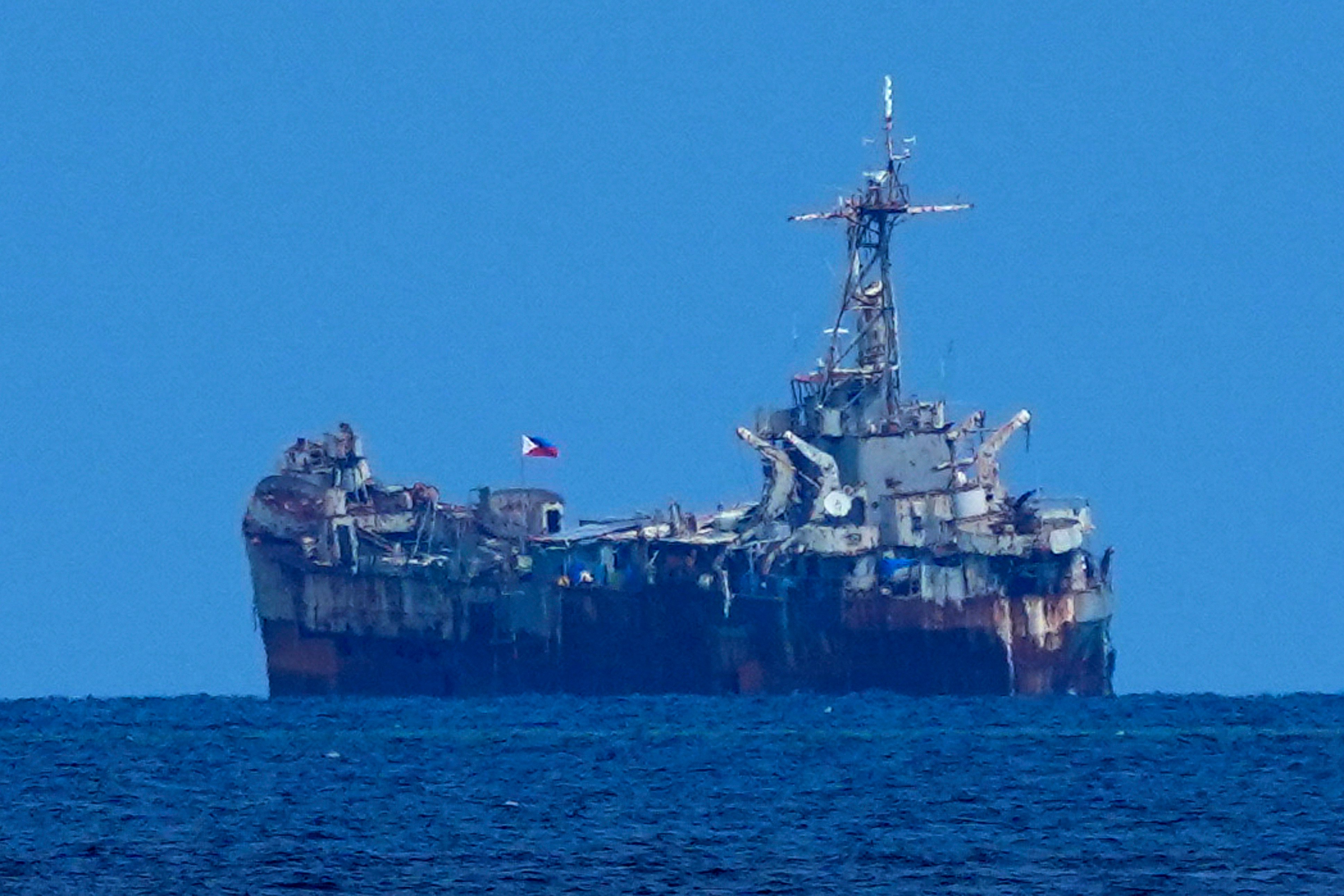 The dilapidated but still active Philippine Navy ship BRP Sierra Madre has emerged as a persistent flashpoint between Beijing and Manila in the disputed South China Sea. Photo: AP