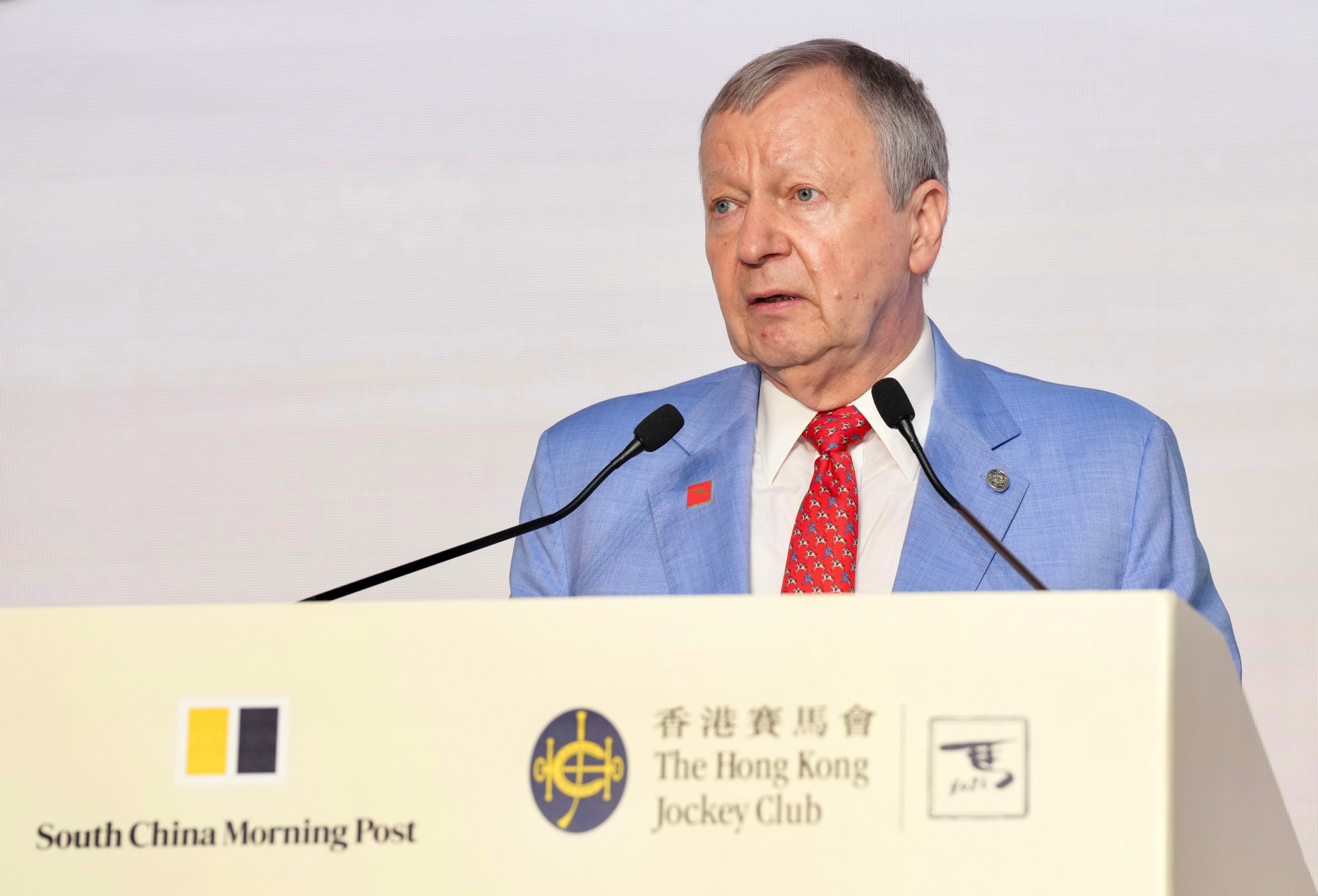 Jockey Club boss Winfried Engelbrecht-Bresges has expressed concerns about declining local turnover. Photo: Karma Lo