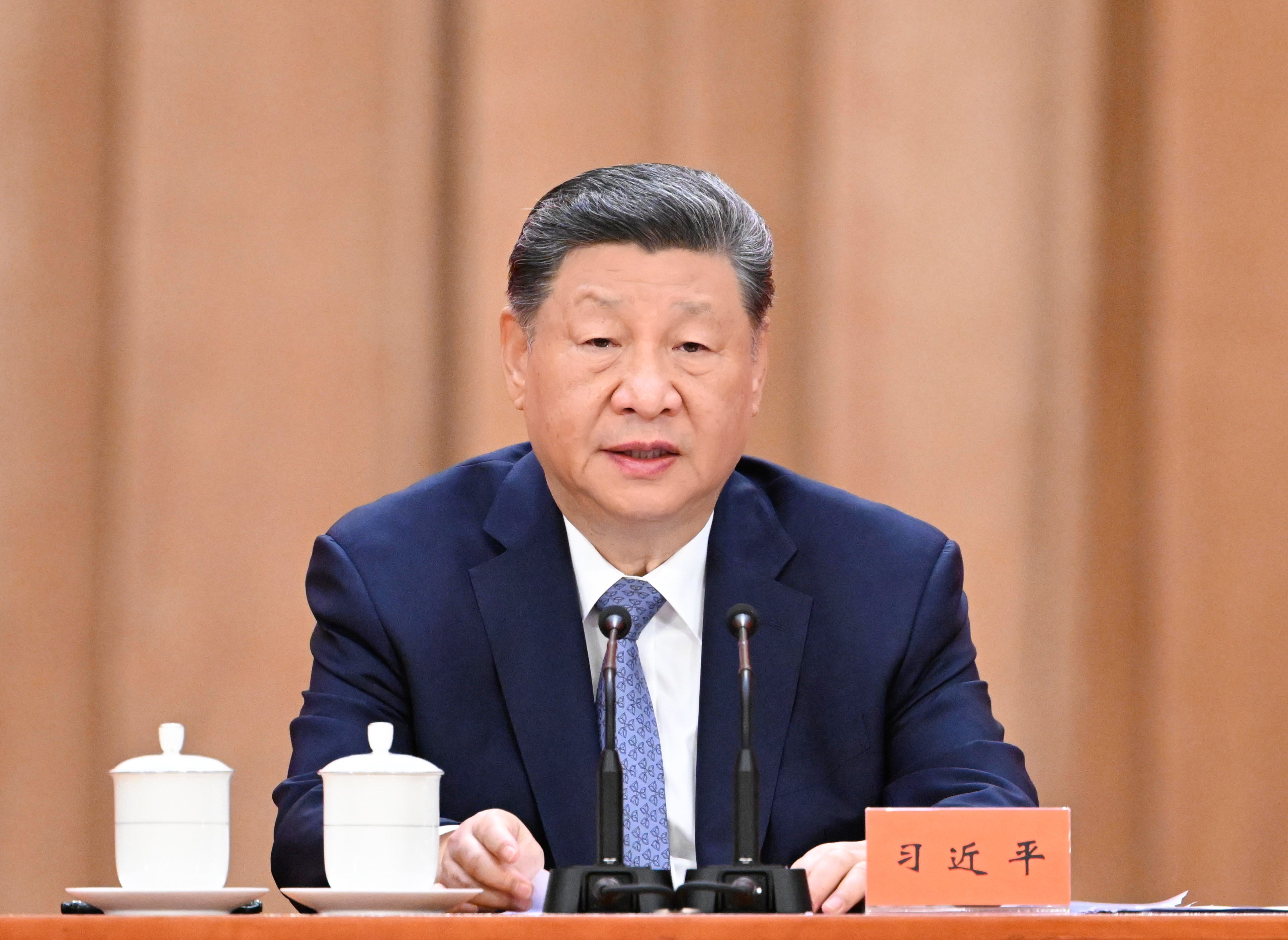 President Xi Jinping has urged officials to rely more on “technological empowerment” to maintain social order and mitigate potential unrest. Photo: Xinhua