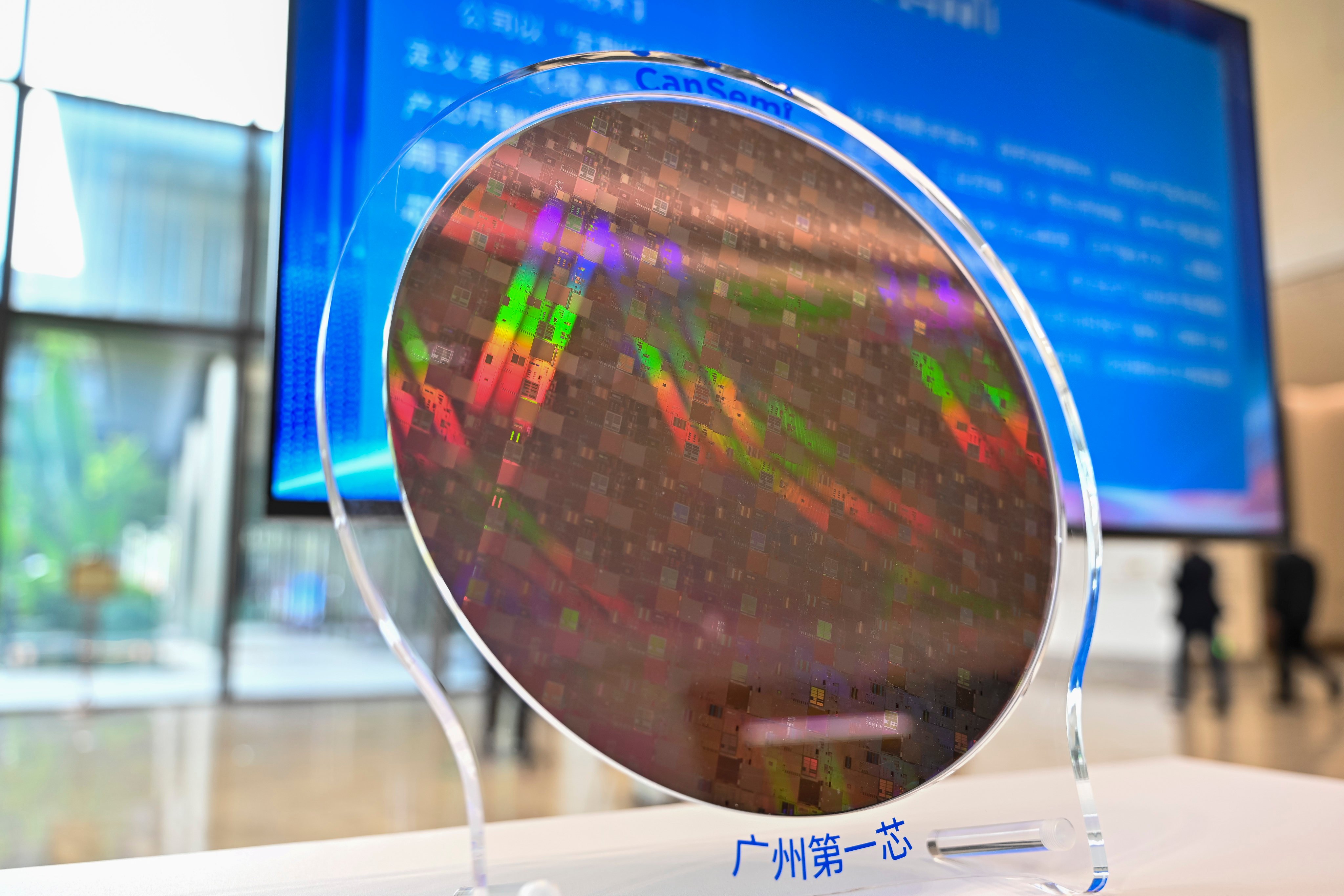 A chip produced by CanSemi Technology. Photo: Getty Images