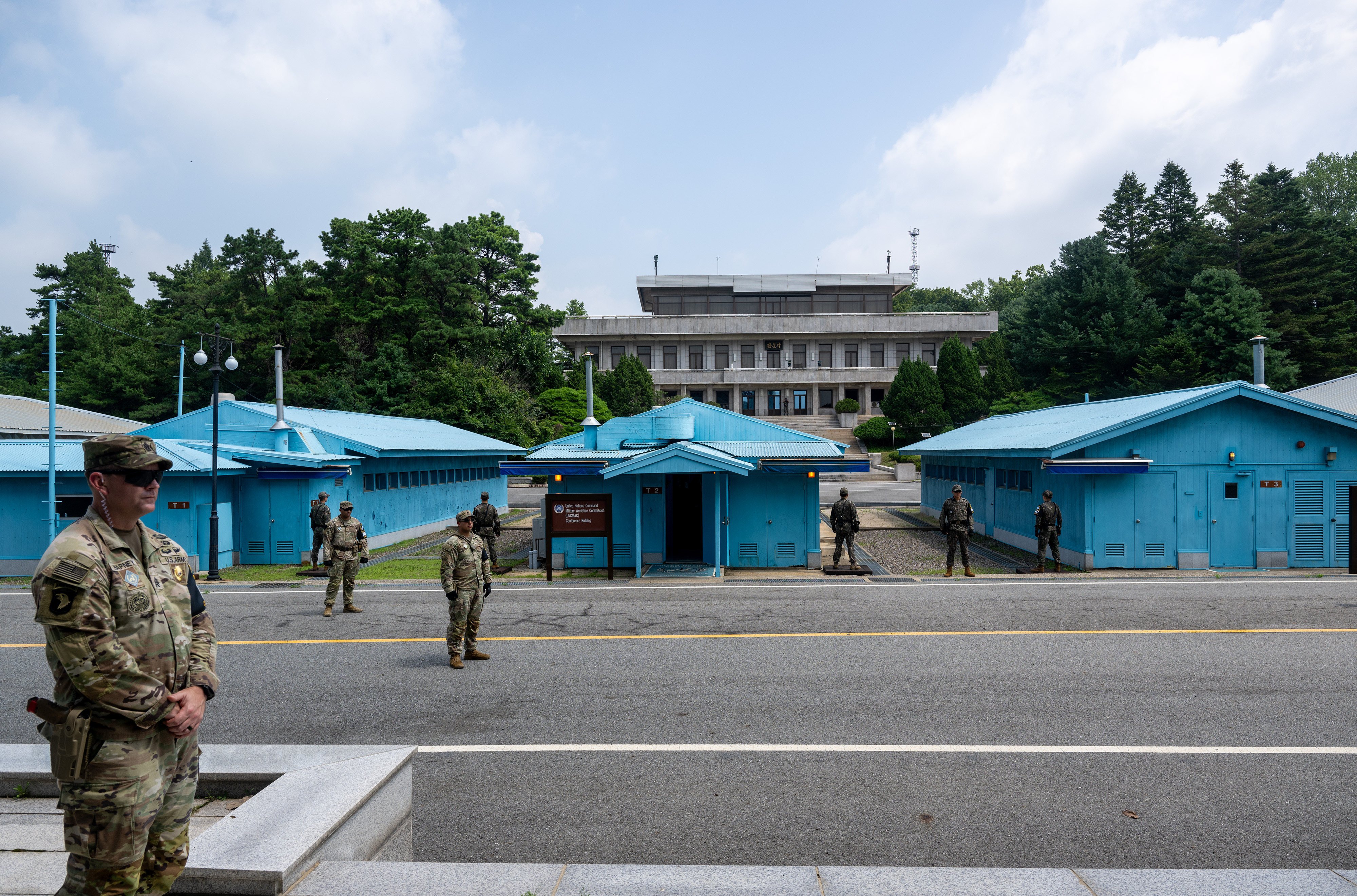 南韓稱北韓地雷引發非軍事區爆炸,兩名南韓士兵受傷