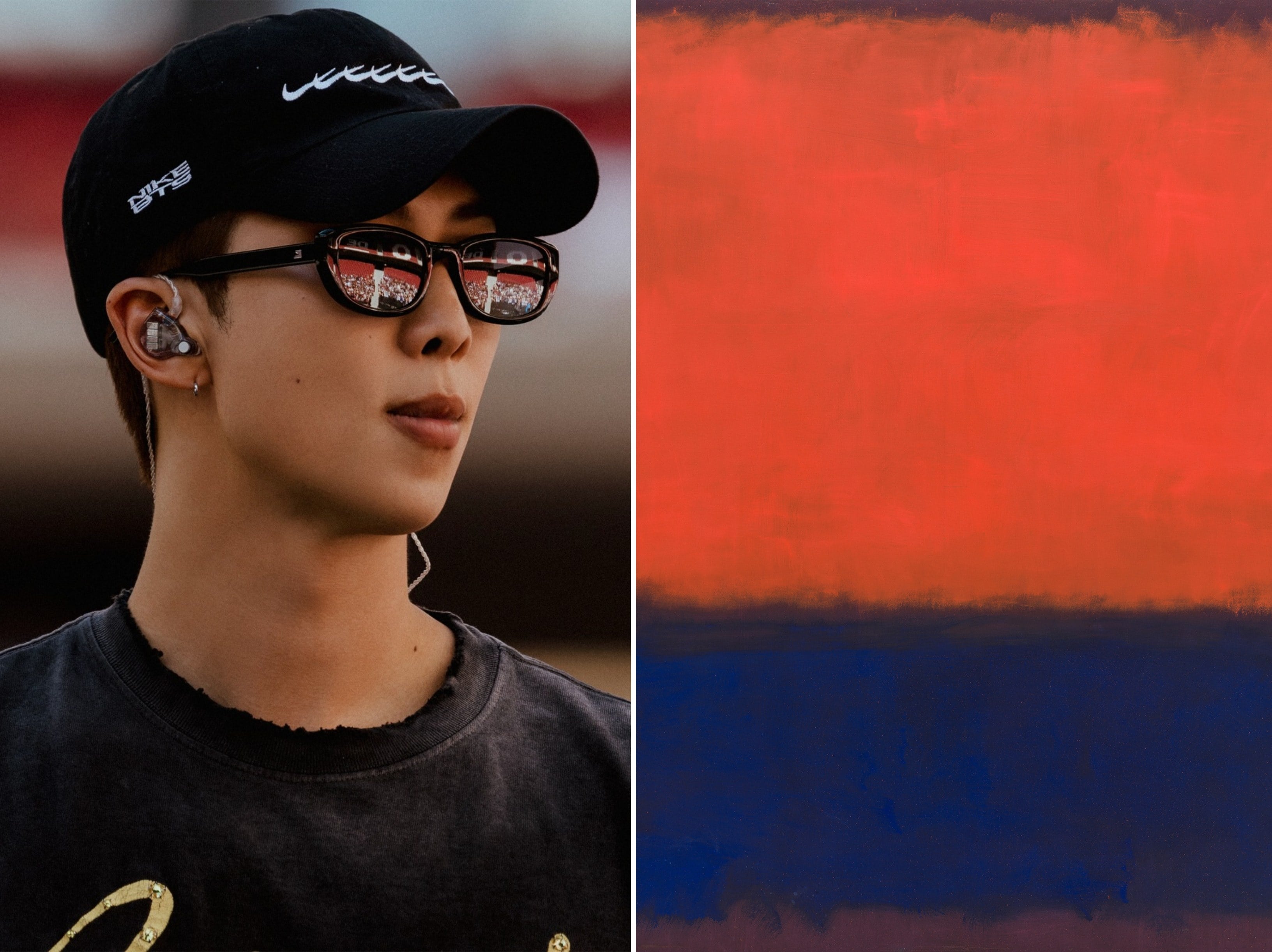 RM of K-pop act BTS co-curates the “RM x SFMOMA: Between You and Me” exhibition at the San Francisco Museum of Modern Art. Photo: Handout