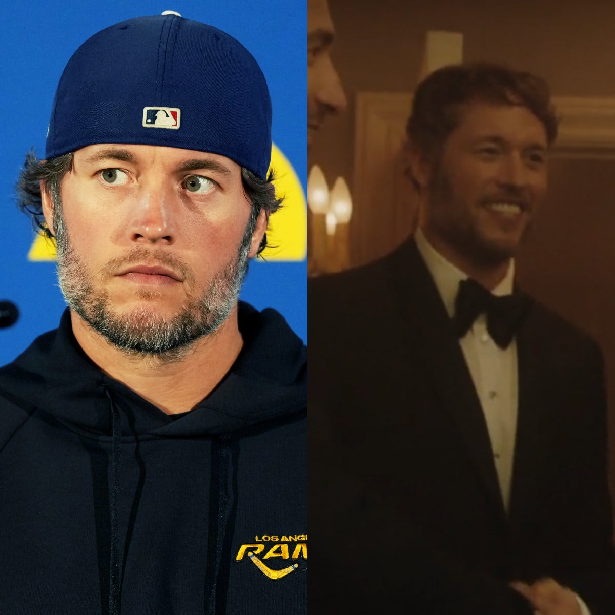 Los Angeles Rams quarterback Matthew Stafford makes a brief cameo in Taylor Swift’s music video for “Patient Zero”. Photo: @TimesSwift/X