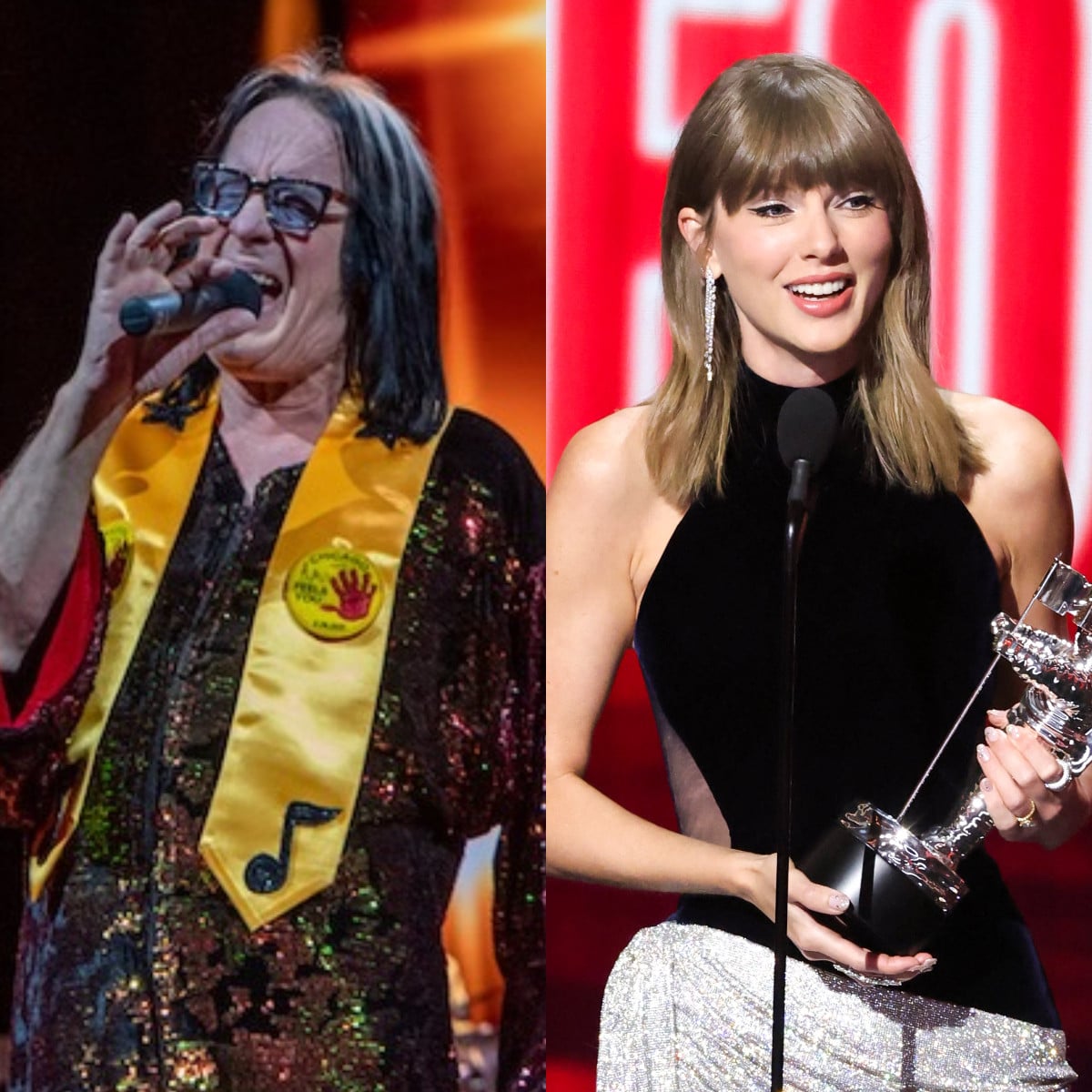 Legendary rock musician and producer Todd Rundgren bashed Taylor Swift in a recent interview. Photos: @the_todd_rundgren/Instagram; Getty Images via AFP