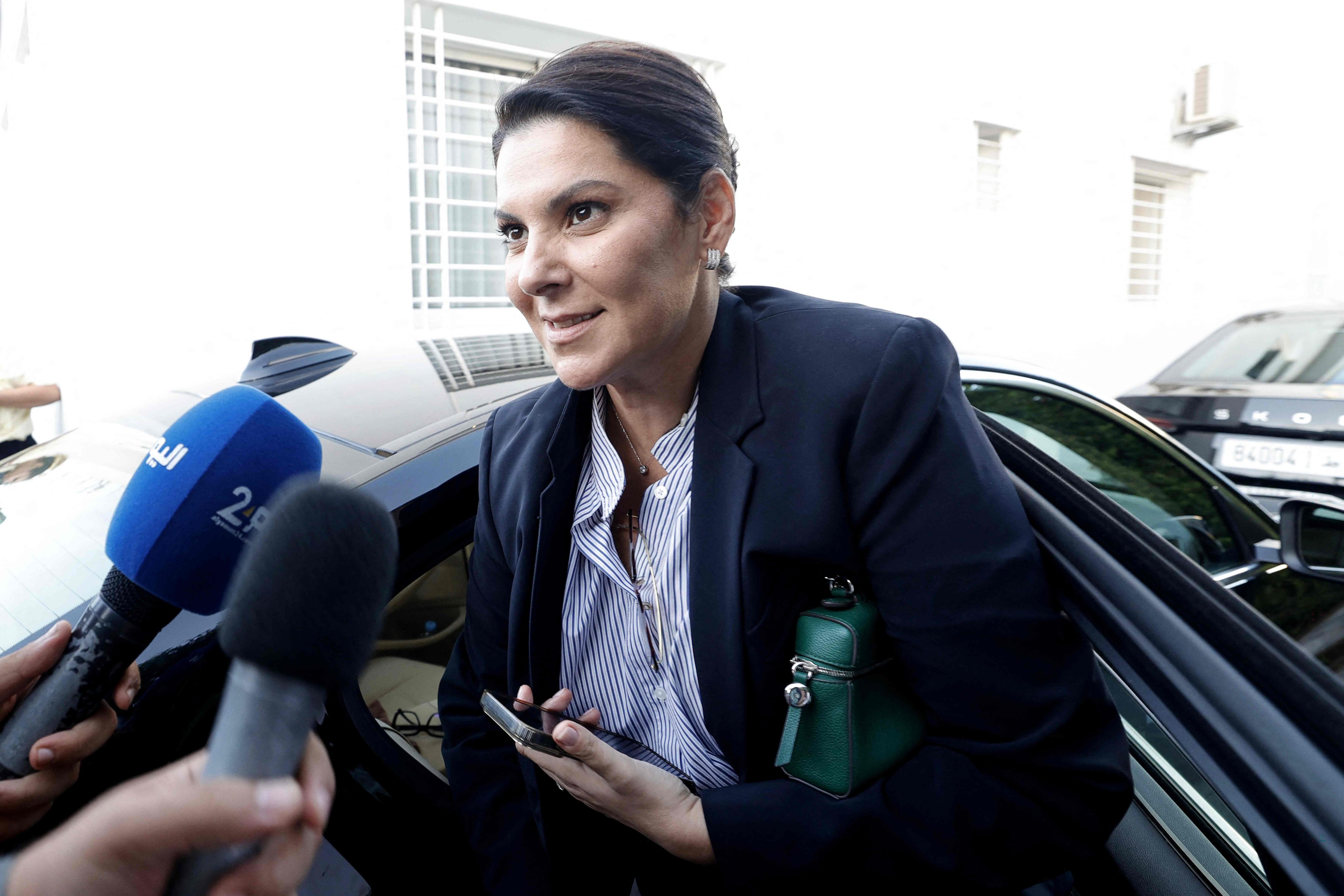 Fatima Ezzahra El Mansouri, Morocco’s newly appointed head of government, arrives for a meeting in Rabat on Tuesday. Photo: AFP