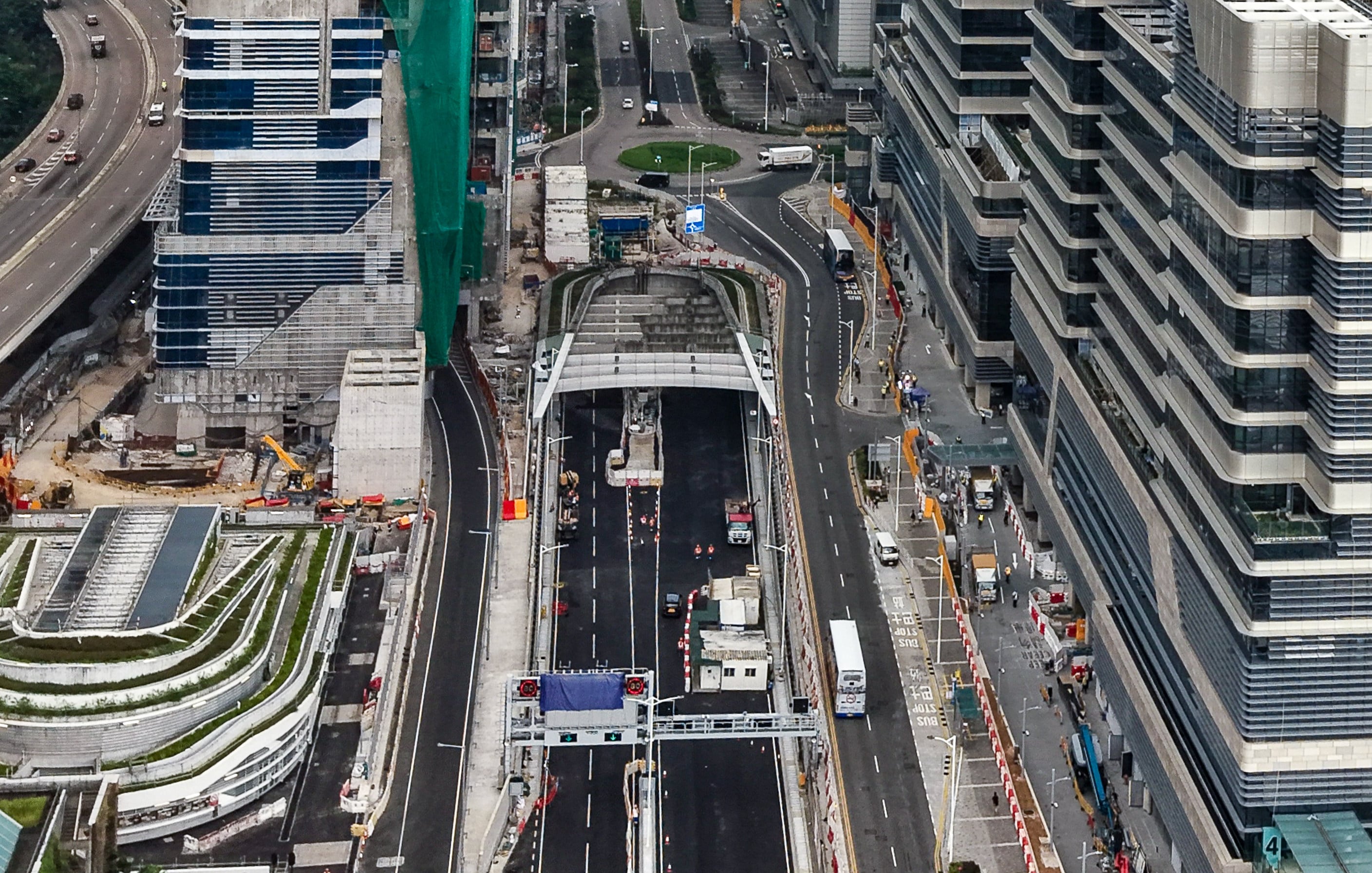 The Central Kowloon Route passes by Kai Tak Hospital. Photo: Karma Lo