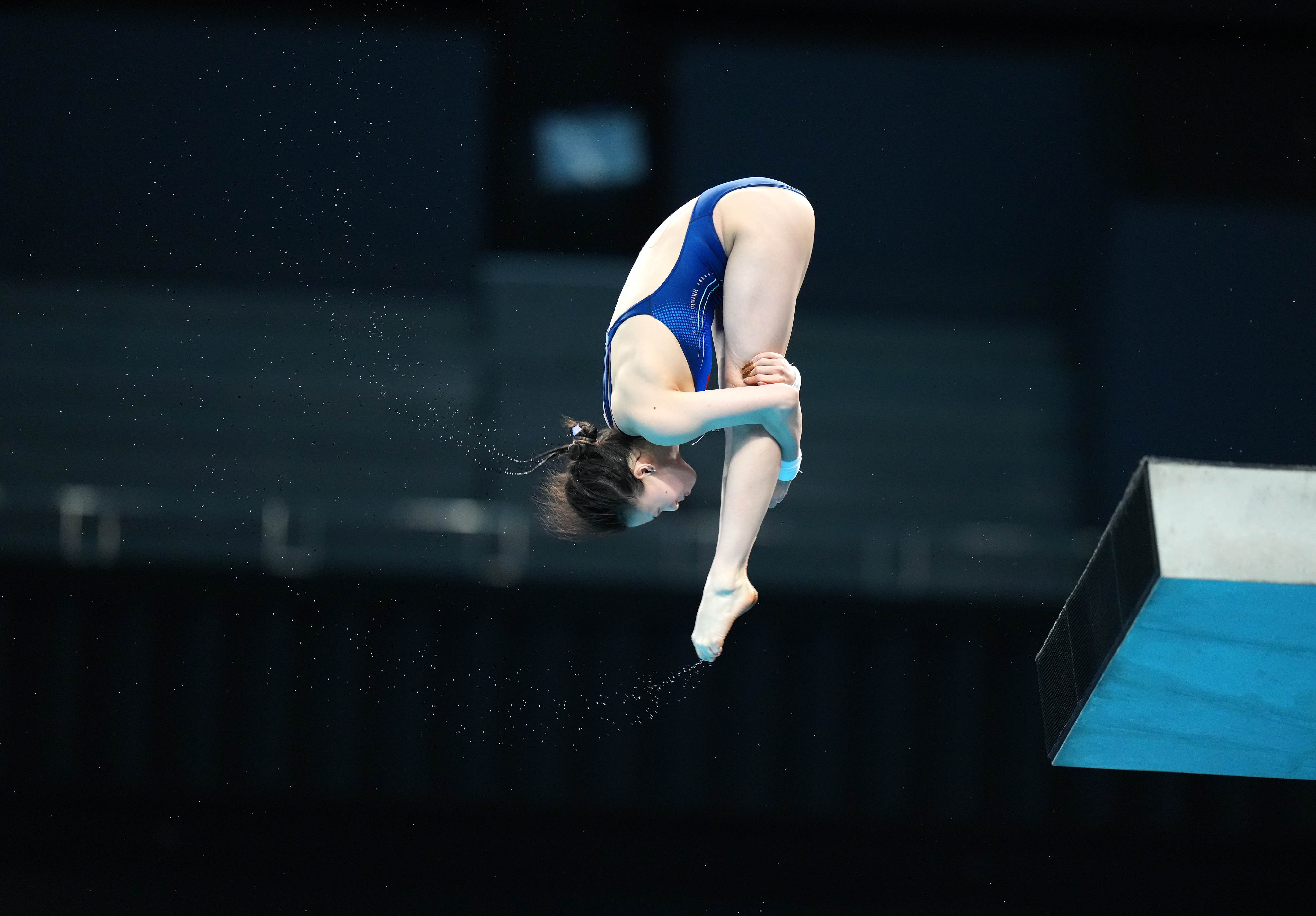 The victory marked Chen Yuxi’s first individual Asian Games gold medal, finishing ahead of teammate Lu Wei. Photo: Xinhua