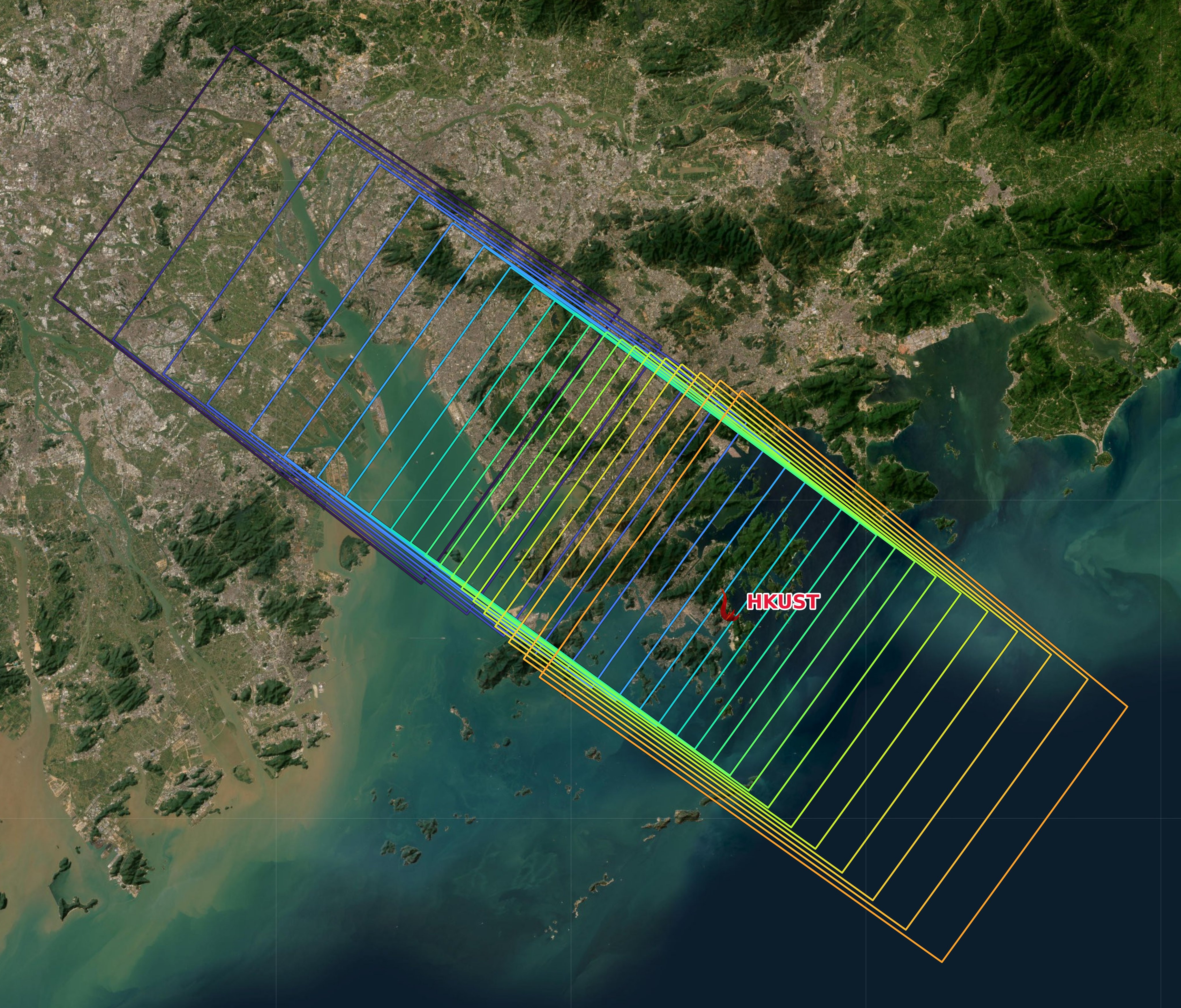 Images of Hong Kong captured by HKUST-developed MUSICO mark the first release of local imagery from the instrument aboard Tiangong. Photo: HKUST