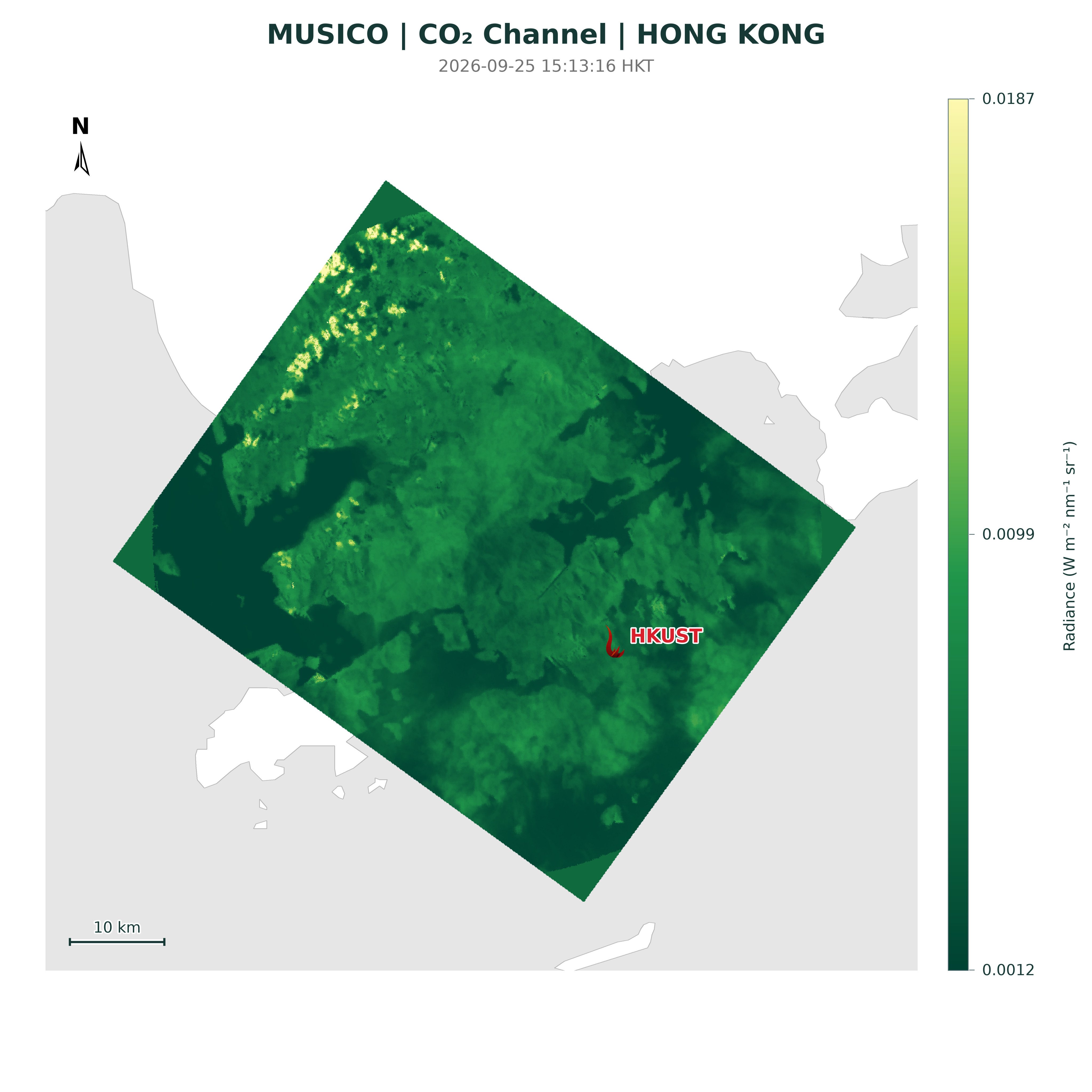 Images of Hong Kong captured by HKUST-developed MUSICO mark the first release of local imagery from the instrument aboard Tiangong. Photo: HKUST