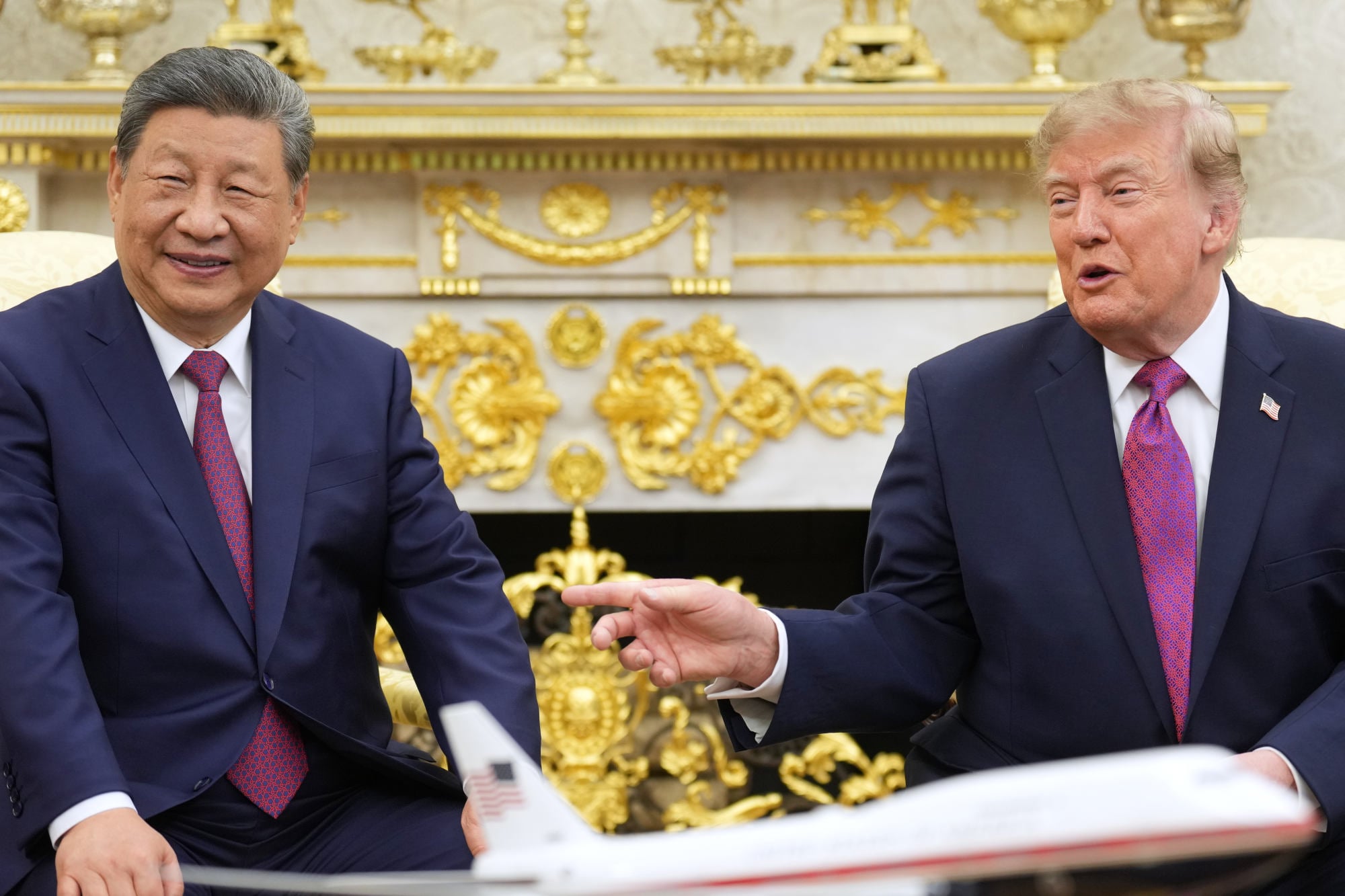 Chinese President Xi Jinping and US President Donald Trump meet in the Oval Office of the White House on September 24. Photo: AP Chinese President Xi Jinping and US President Donald Trump meet in the Oval Office of the White House on September 24. Photo: AP