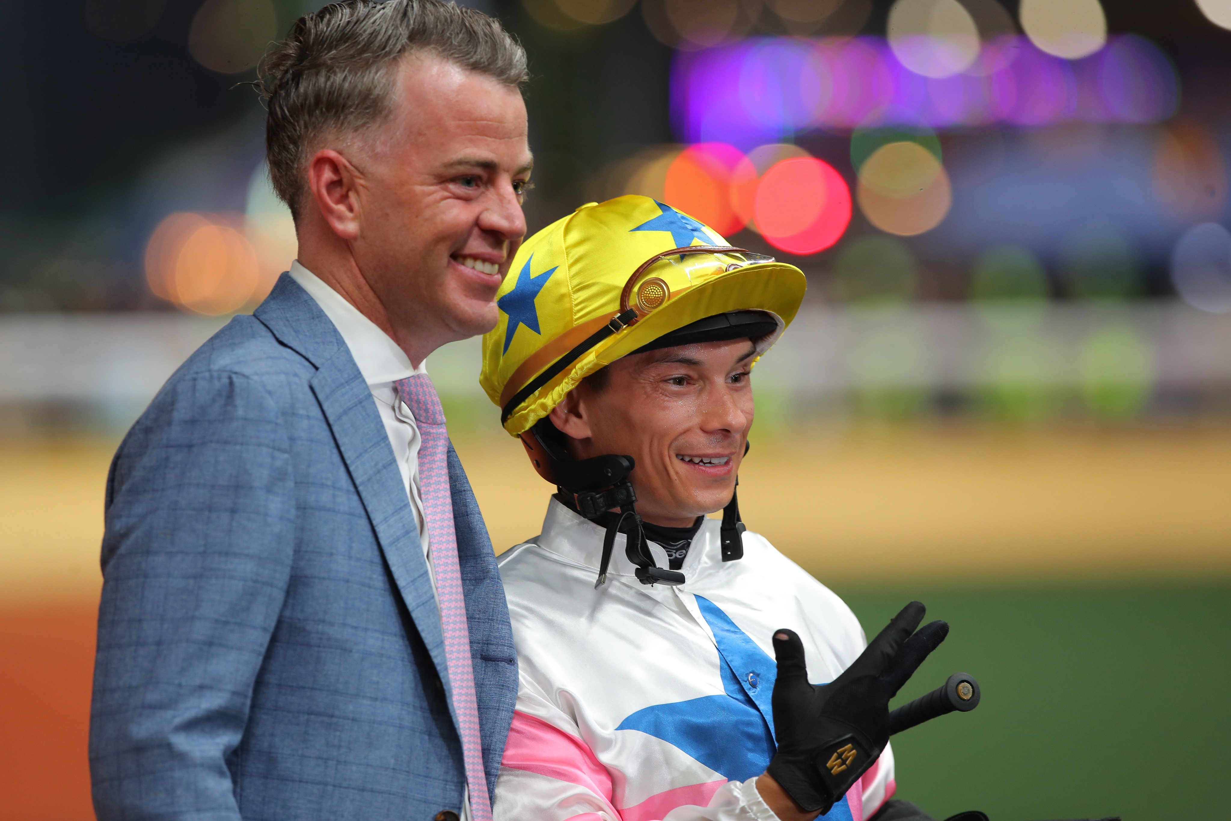 Jamie Richards and Alexis Badel team up with Lahore at Sha Tin on Sunday. Photos: Kenneth Chan