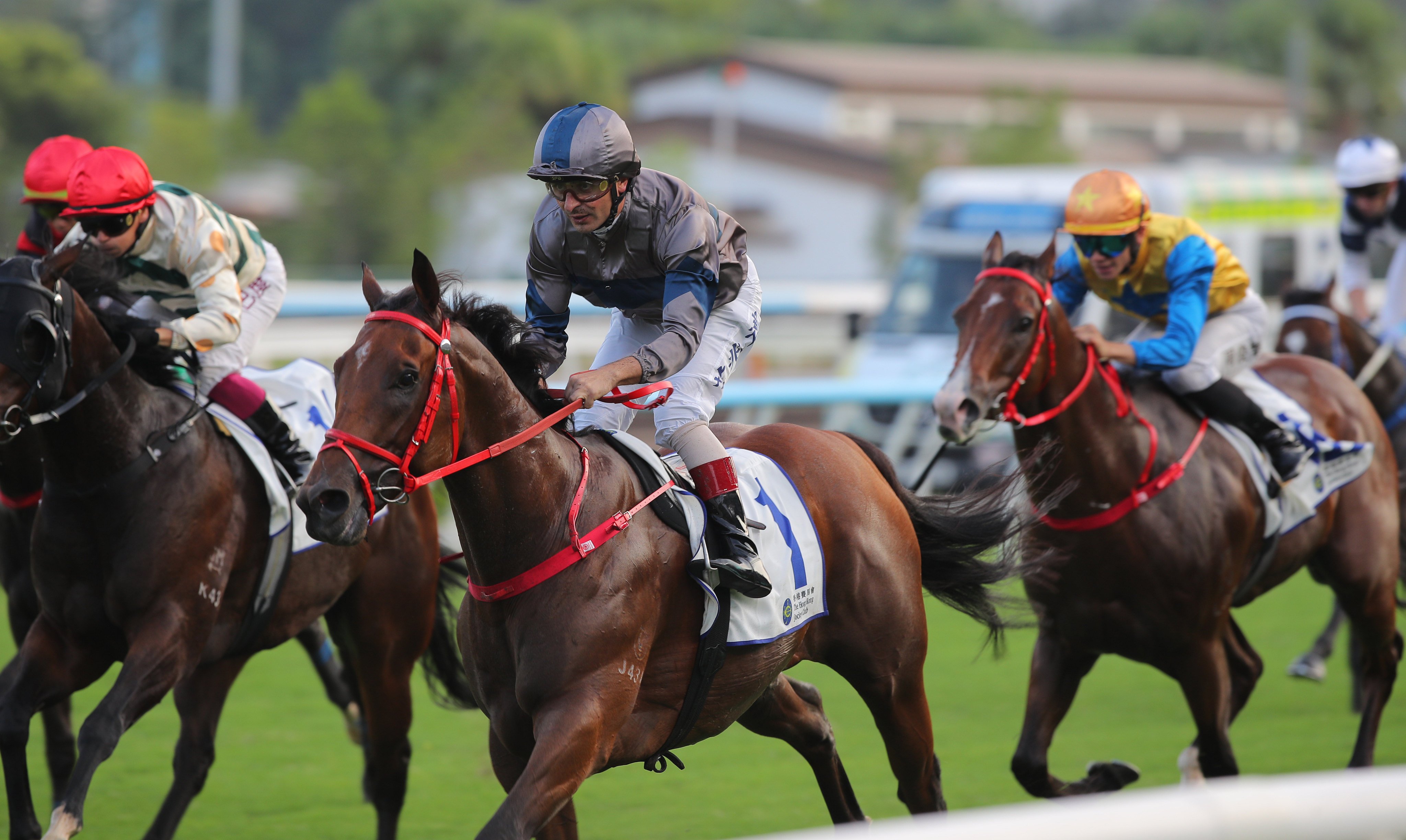 Andrea Atzeni and Horsepower win at Sha Tin. Photos: Kenneth Chan