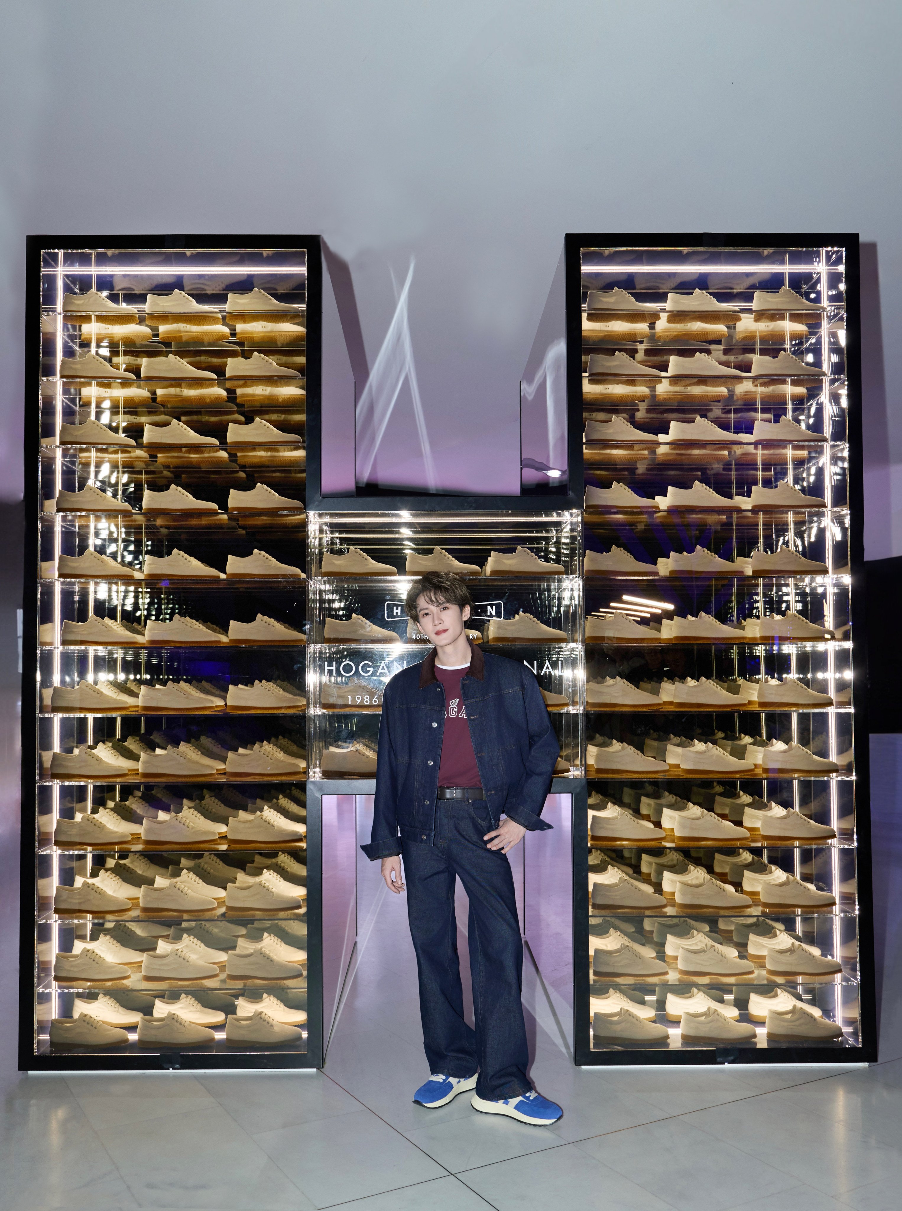 Chinese actor and singer Tan Jianci, Hogan’s global brand ambassador. Photo: Handout