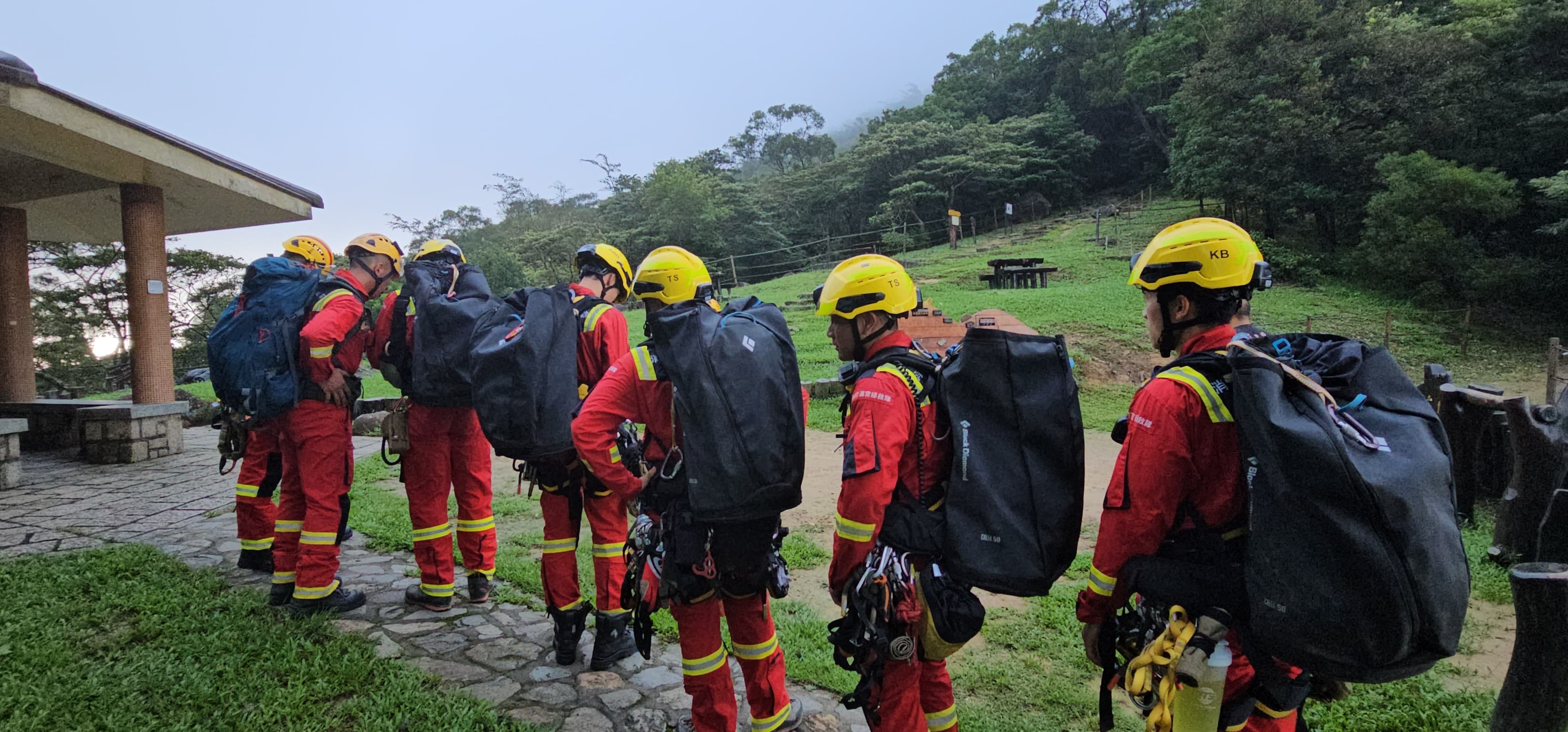 Rescuers launched a search for the paraglider on Sunset Peak. Photo: Handout