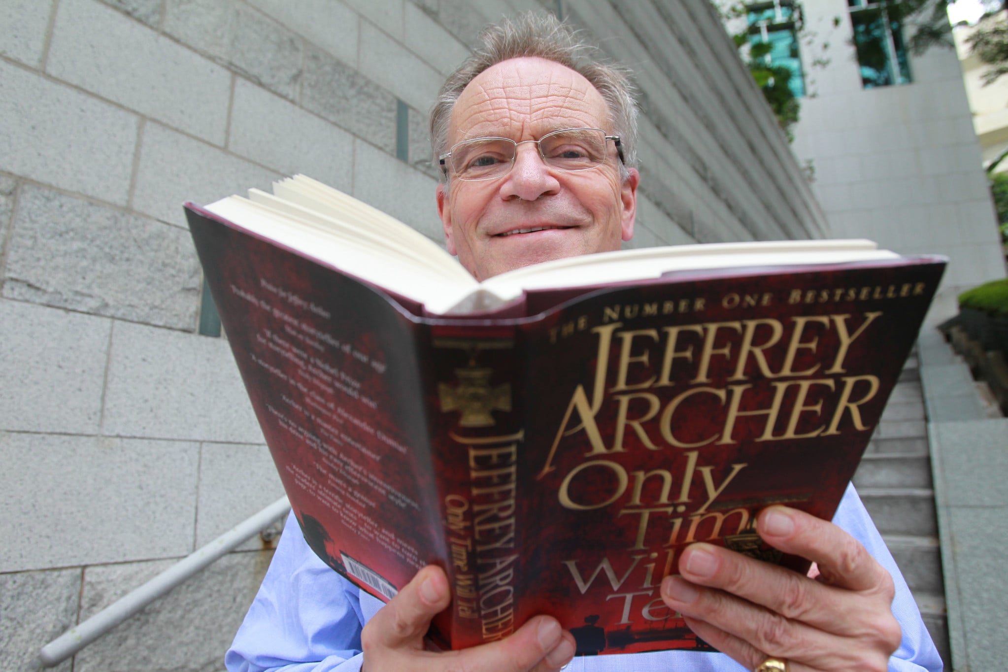 Jeffrey Archer in Hong Kong in 2011. Photo: Jonathan Wong