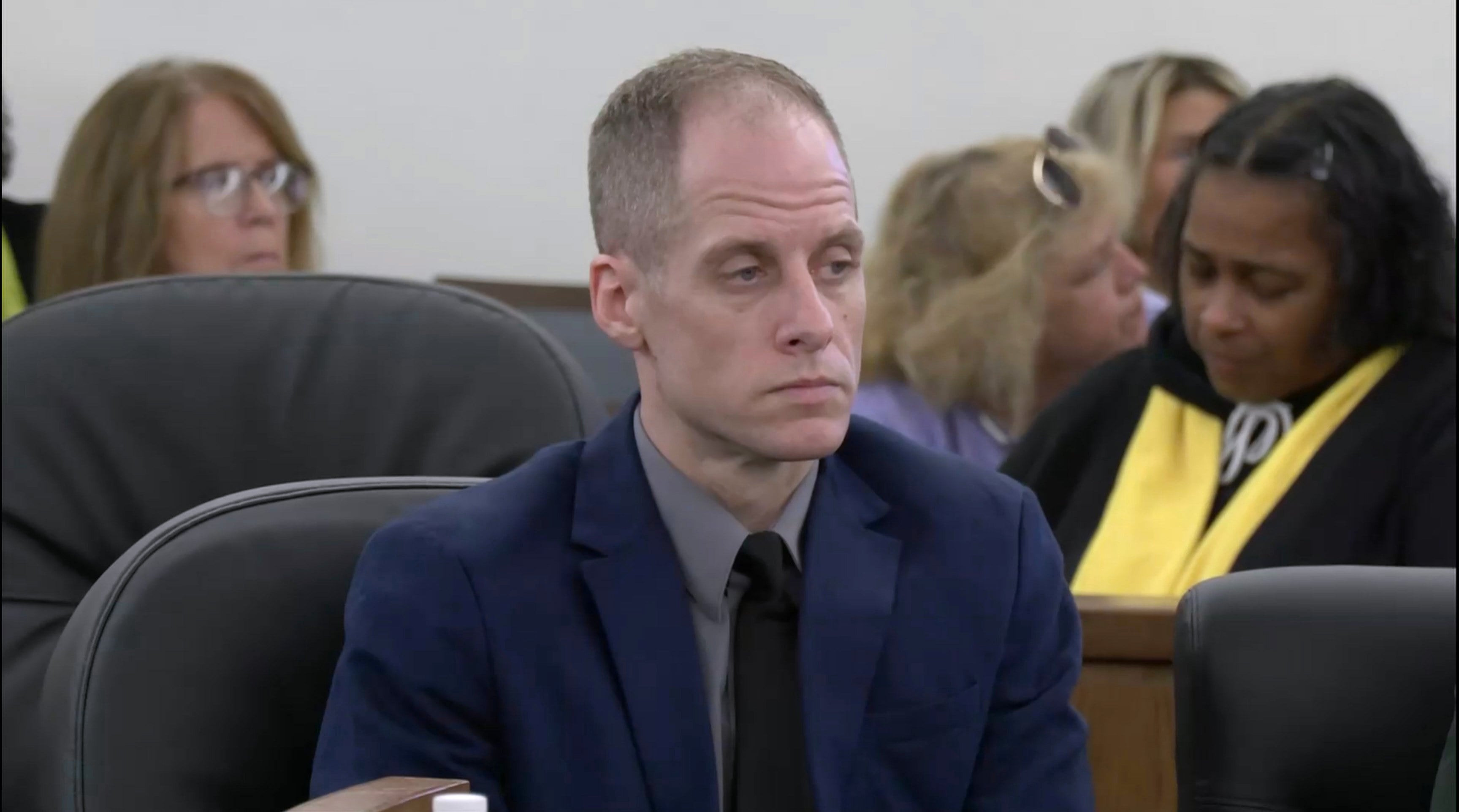 Caleb Flynn at Miami County Court of Common Pleas in Troy, Ohio. On Monday, the former pastor and American Idol contestant was sentenced to life in prison for murdering his wife. Photo: AP
