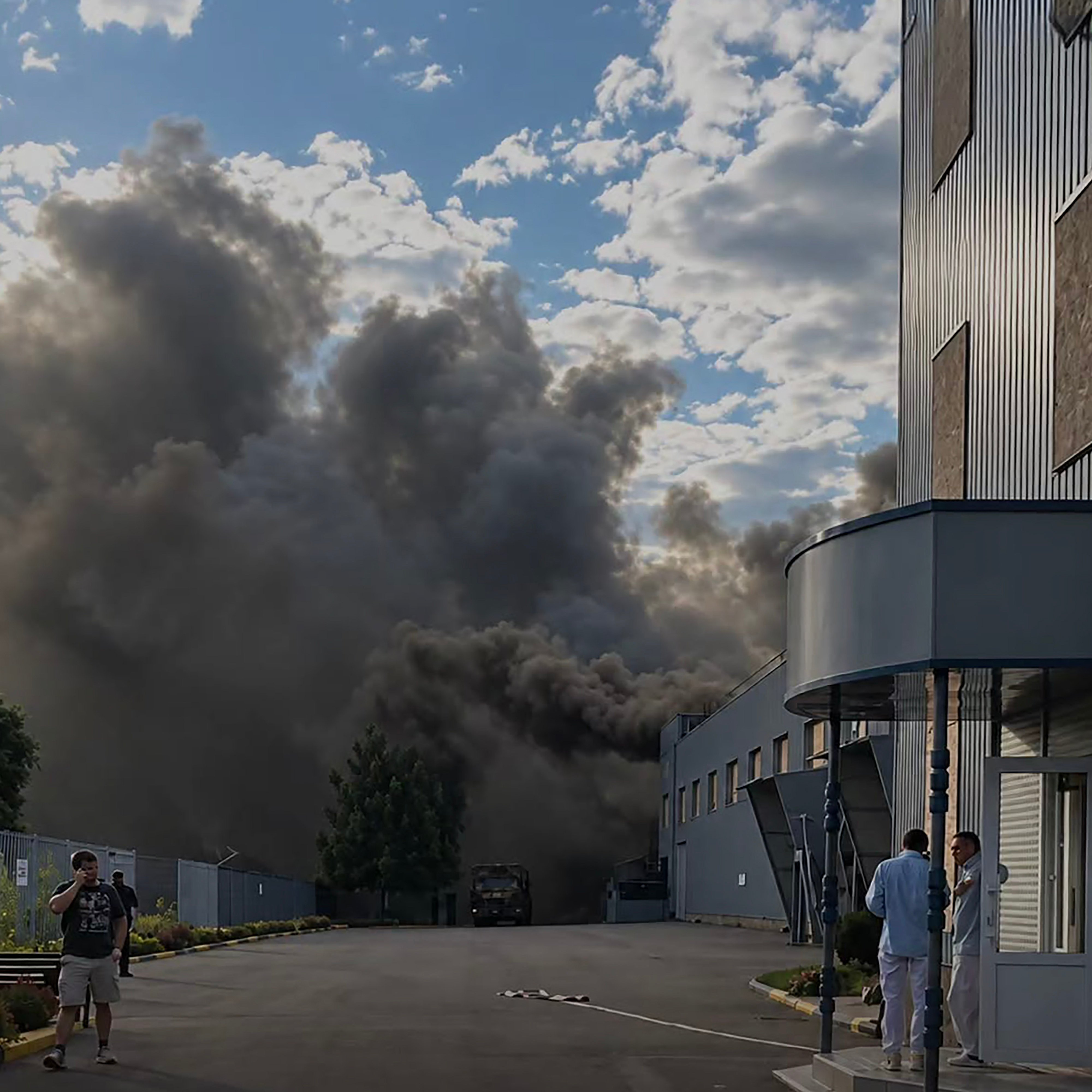 A Russian drone strike damaged a manufacturing facility belonging to Indian pharmaceutical firm Kusum Group in Ukraine on Sunday morning, killing one person and injuring several others. Photo: Instagram/kusum.ukraine