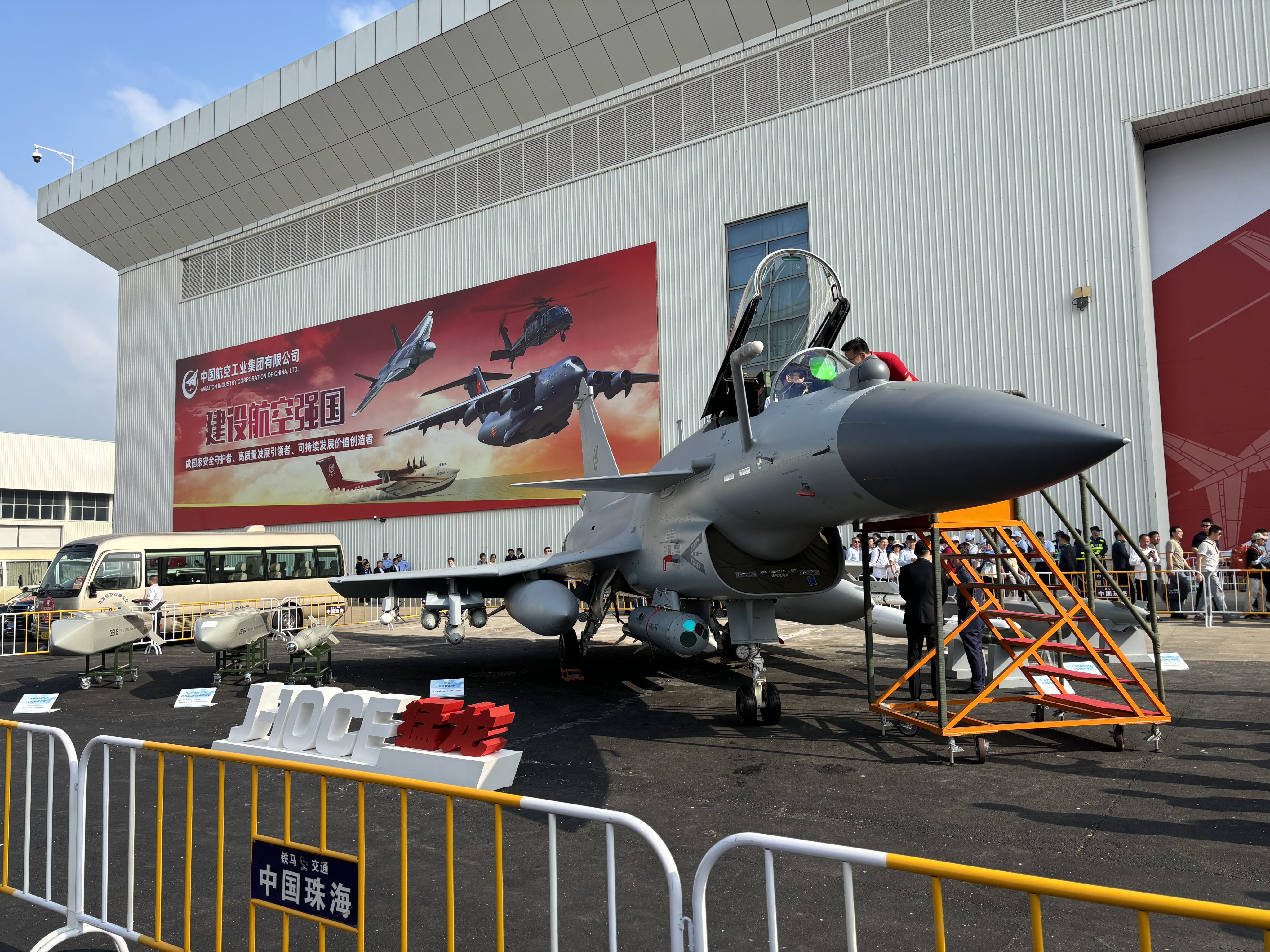 A J-10CE fighter jet on display during the Zhuhai air show in 2024. Indonesia is said to be expecting its first delivery of the aircraft. Photo: Hayley Wong